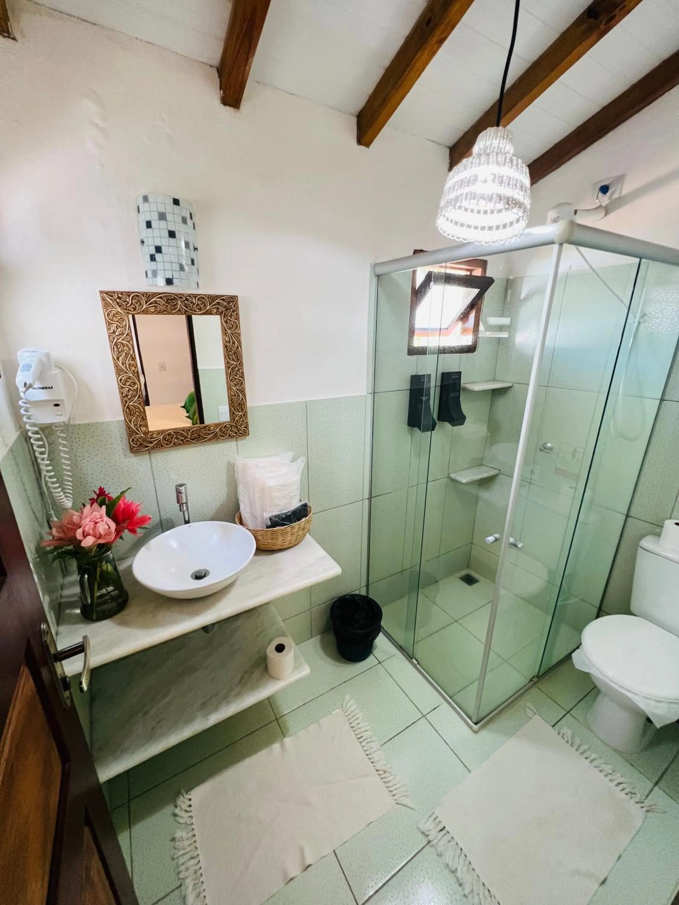 Shower in Pousada Pandoro