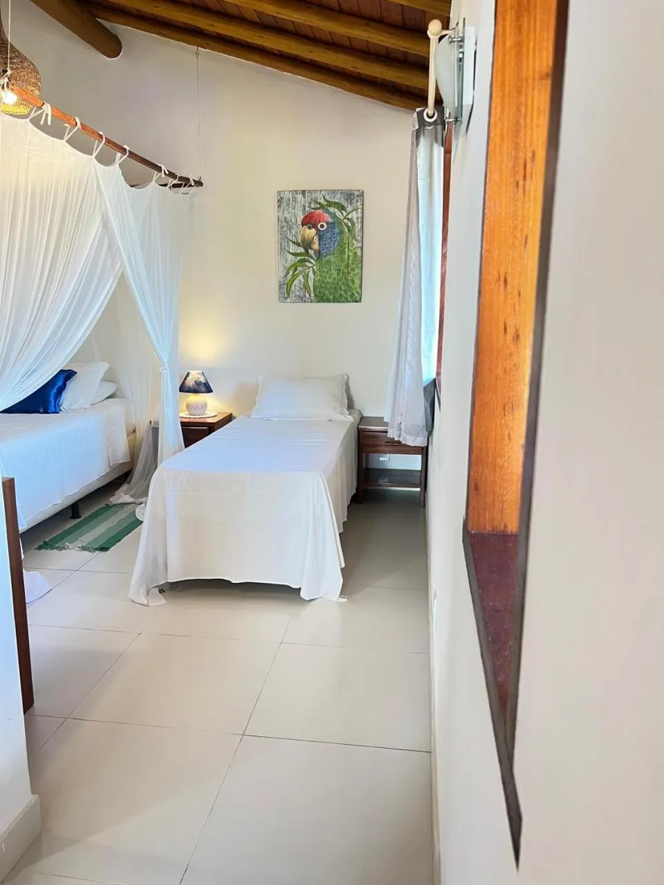 Bed in Pousada Pandoro