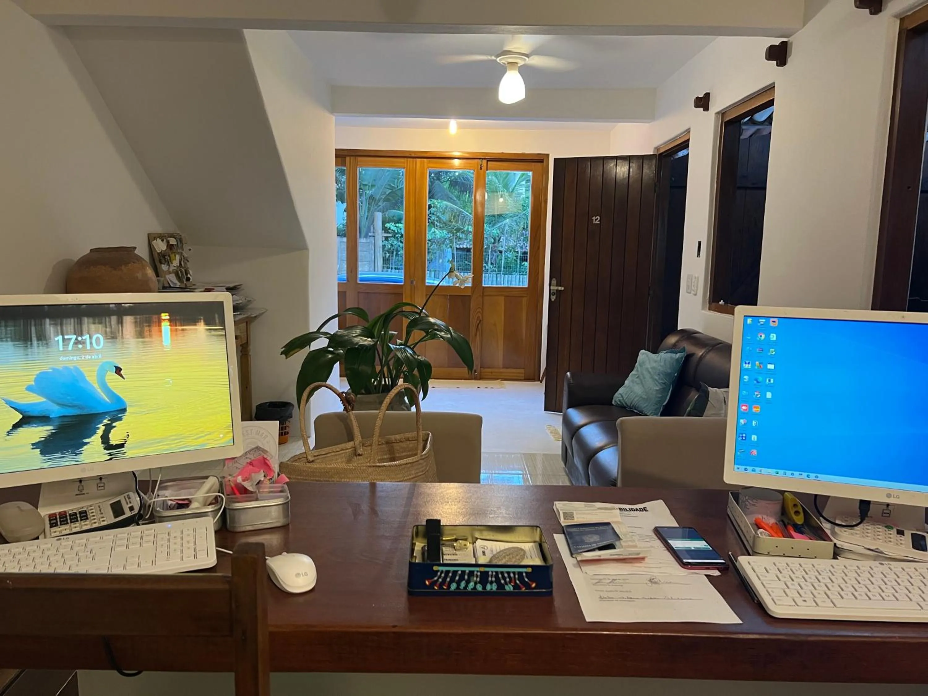 Lobby or reception in Pousada Pandoro