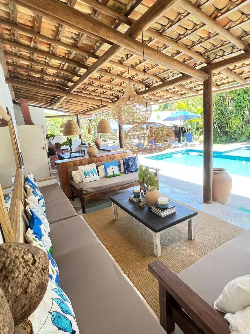 Living room in Pousada Pandoro