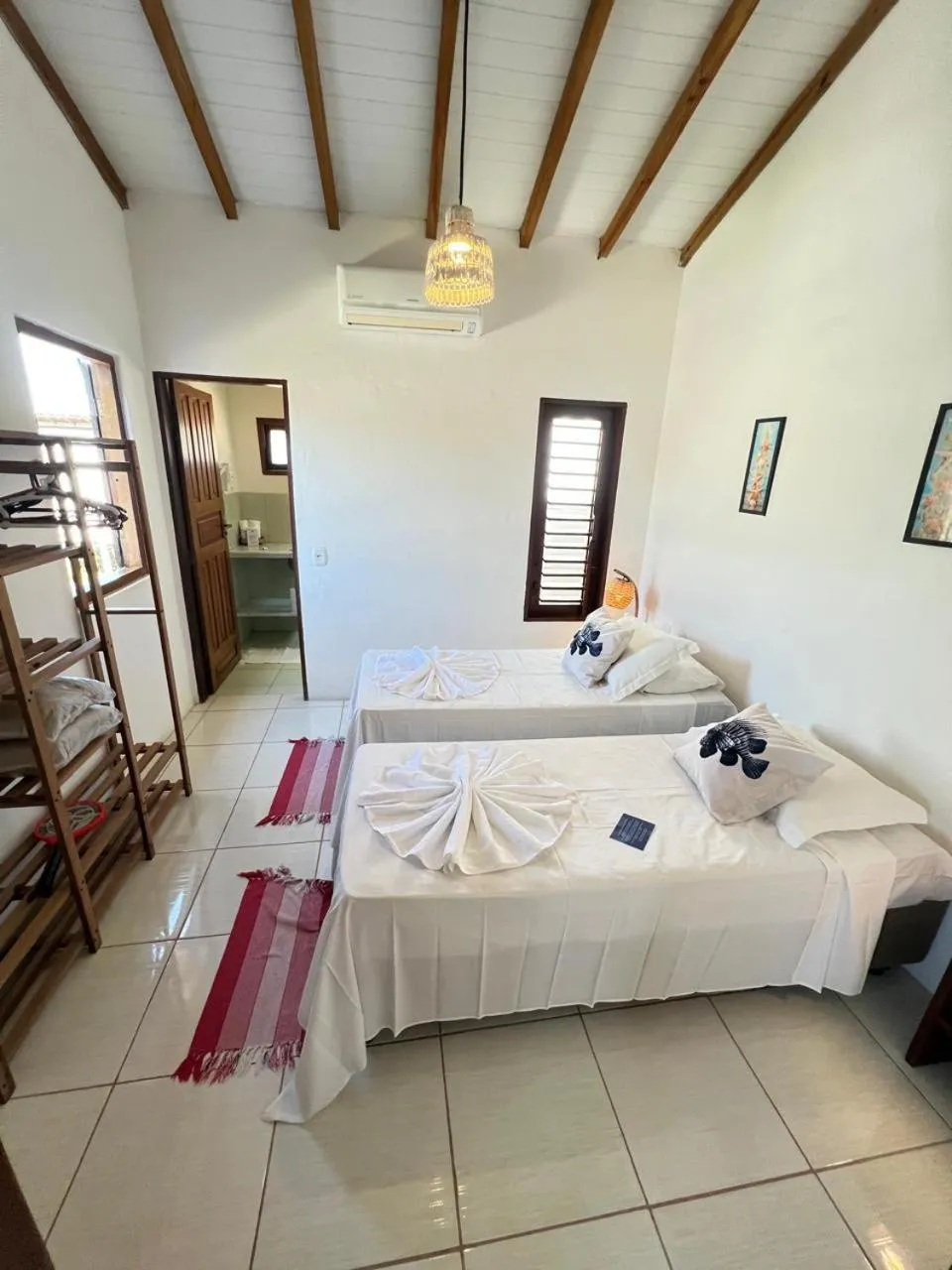 Bed in Pousada Pandoro