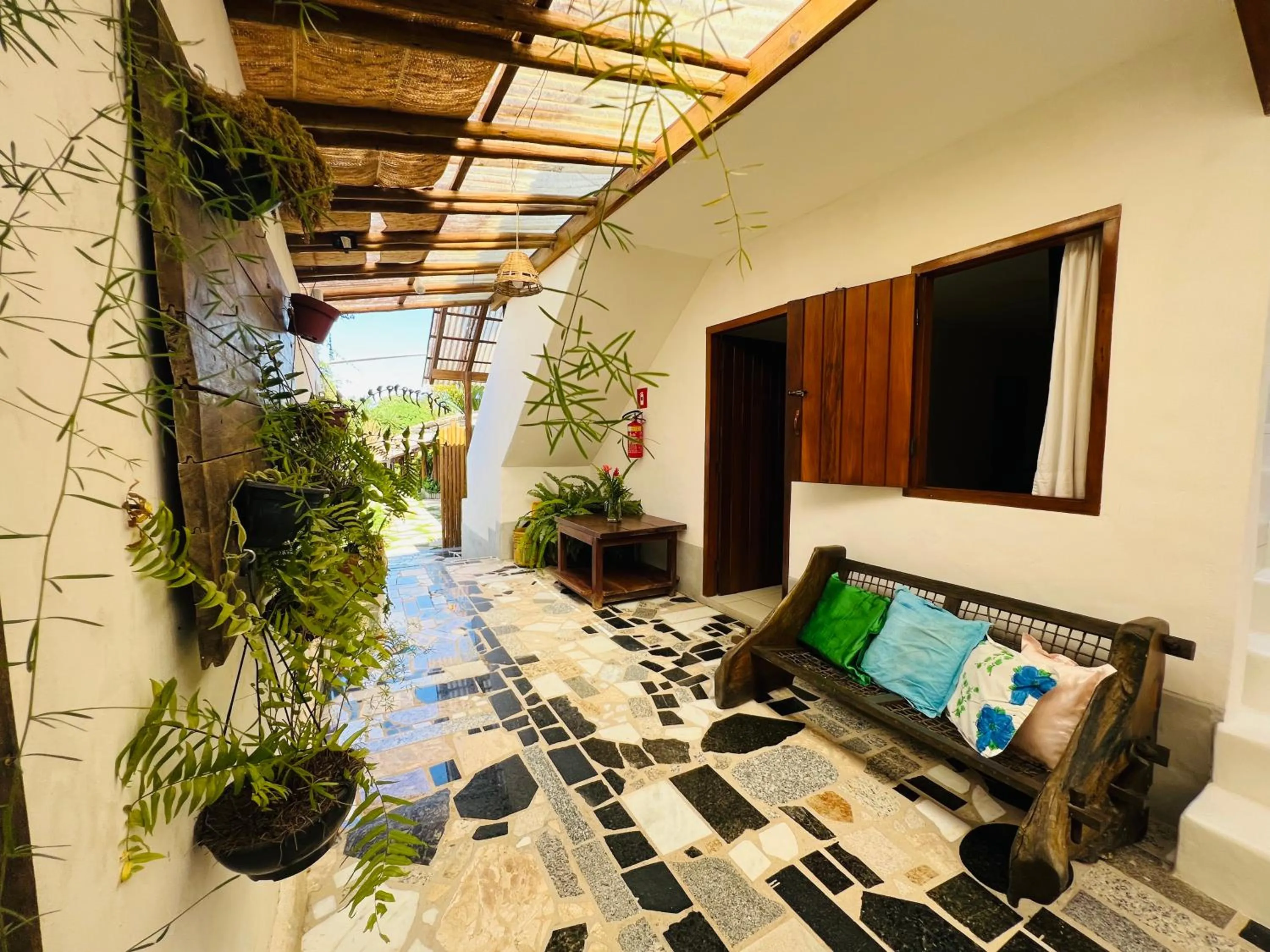 Patio in Pousada Pandoro