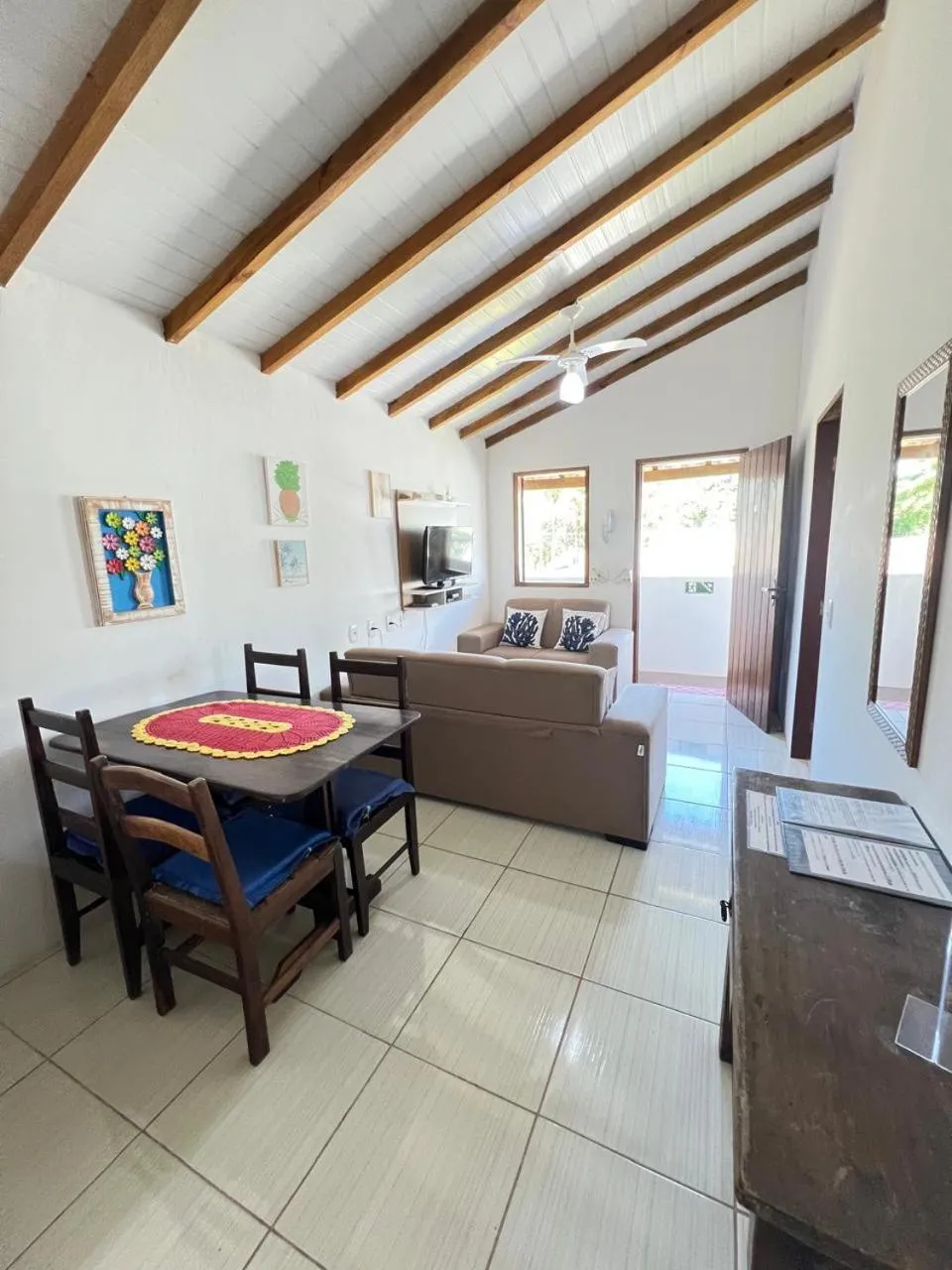 Kitchen or kitchenette in Pousada Pandoro