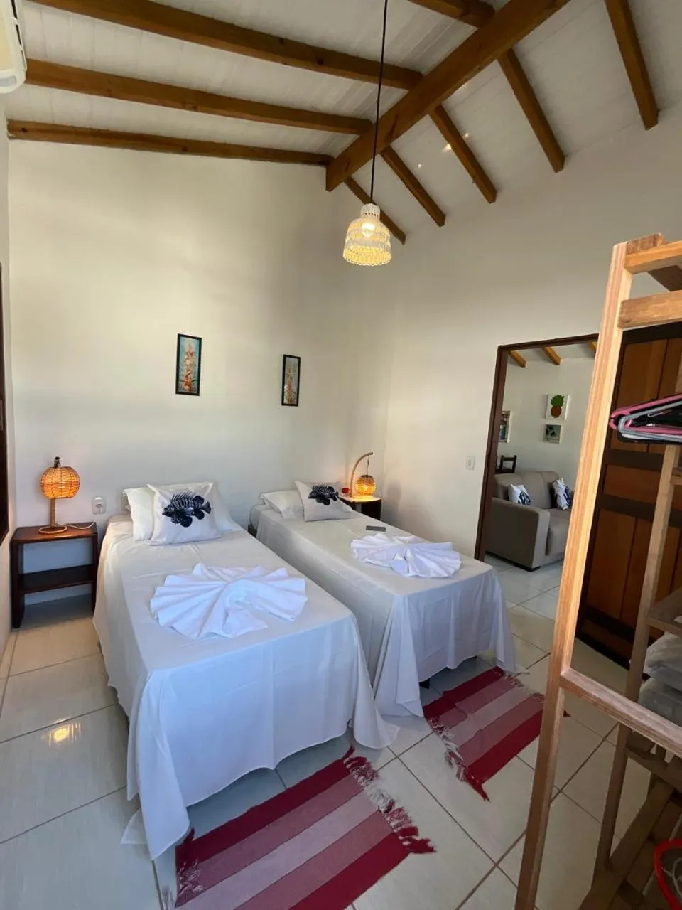 Bed in Pousada Pandoro