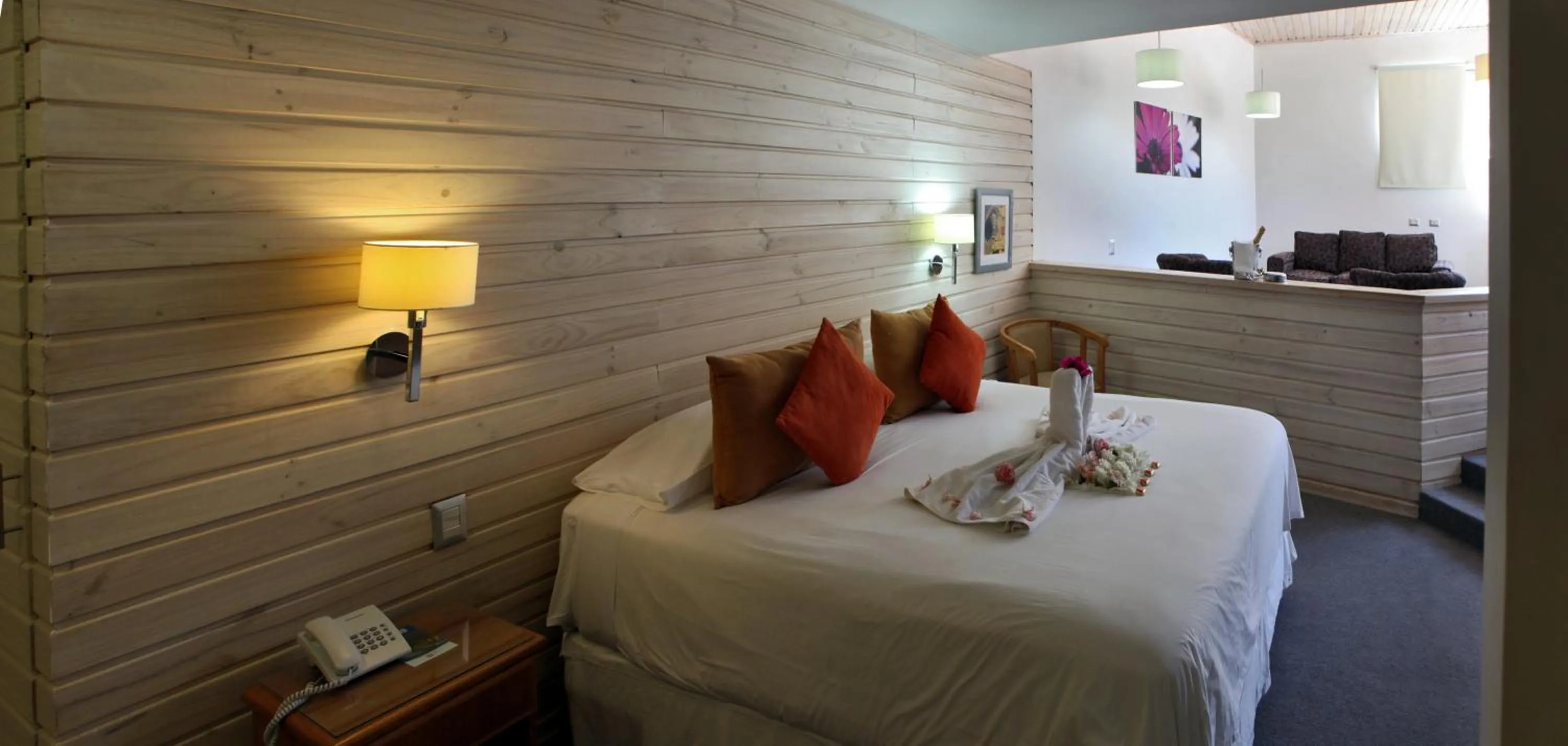 Bedroom, Bed in Termas El Corazon