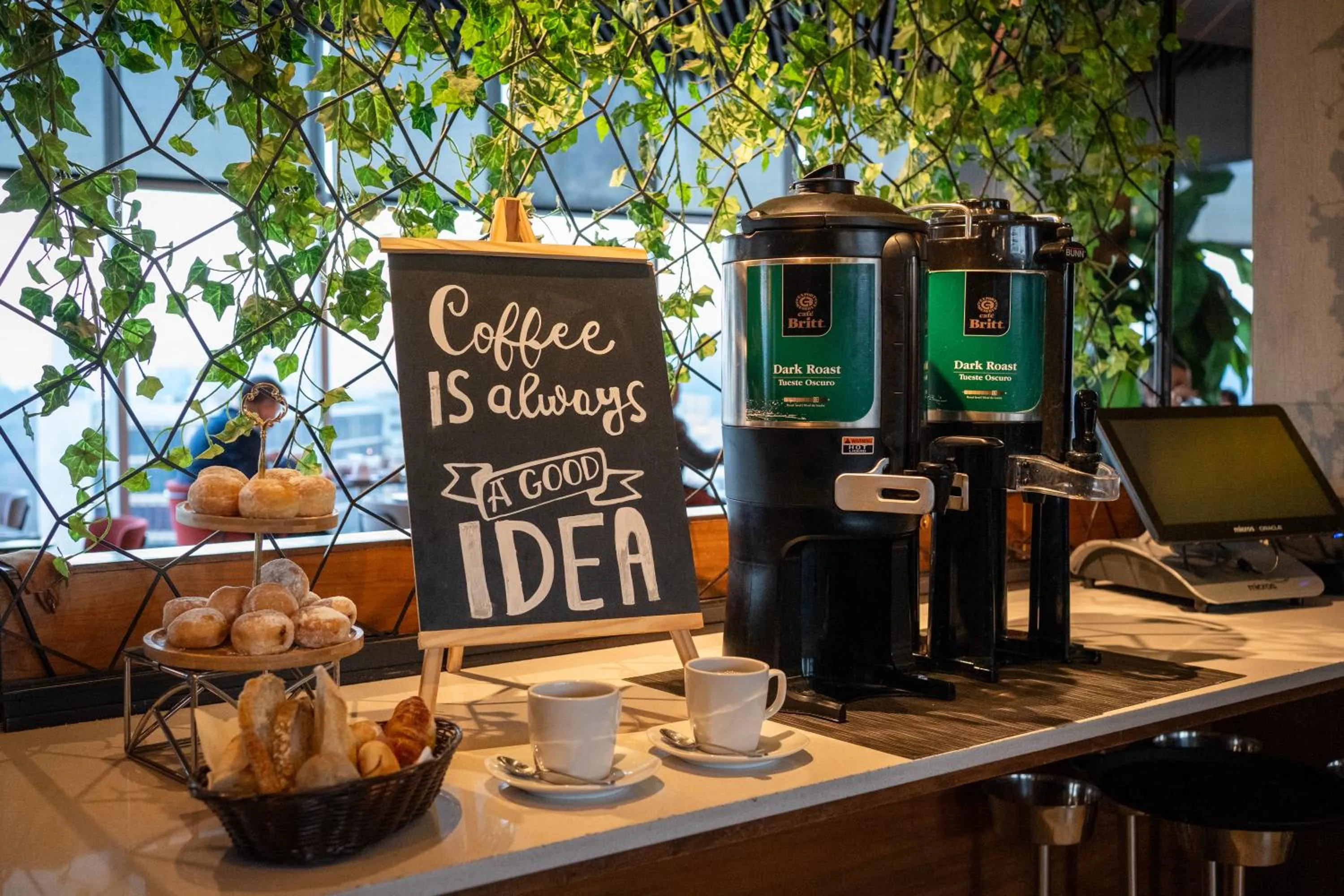 Buffet breakfast in DoubleTree by Hilton Santiago Kennedy, Chile