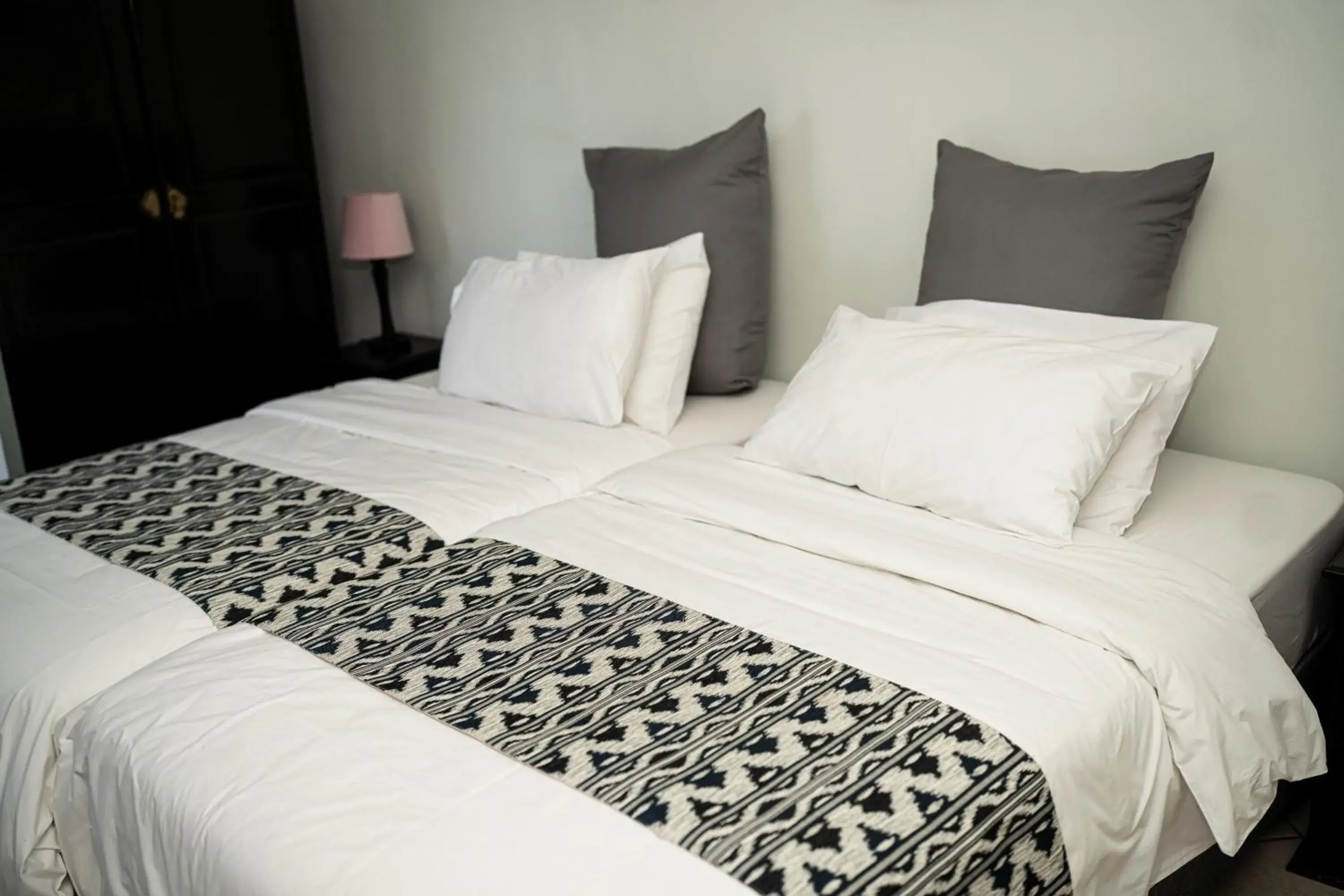 Bed in De Wingerd Wijnland Lodge Bed in De Wingerd Wijnland Lodge