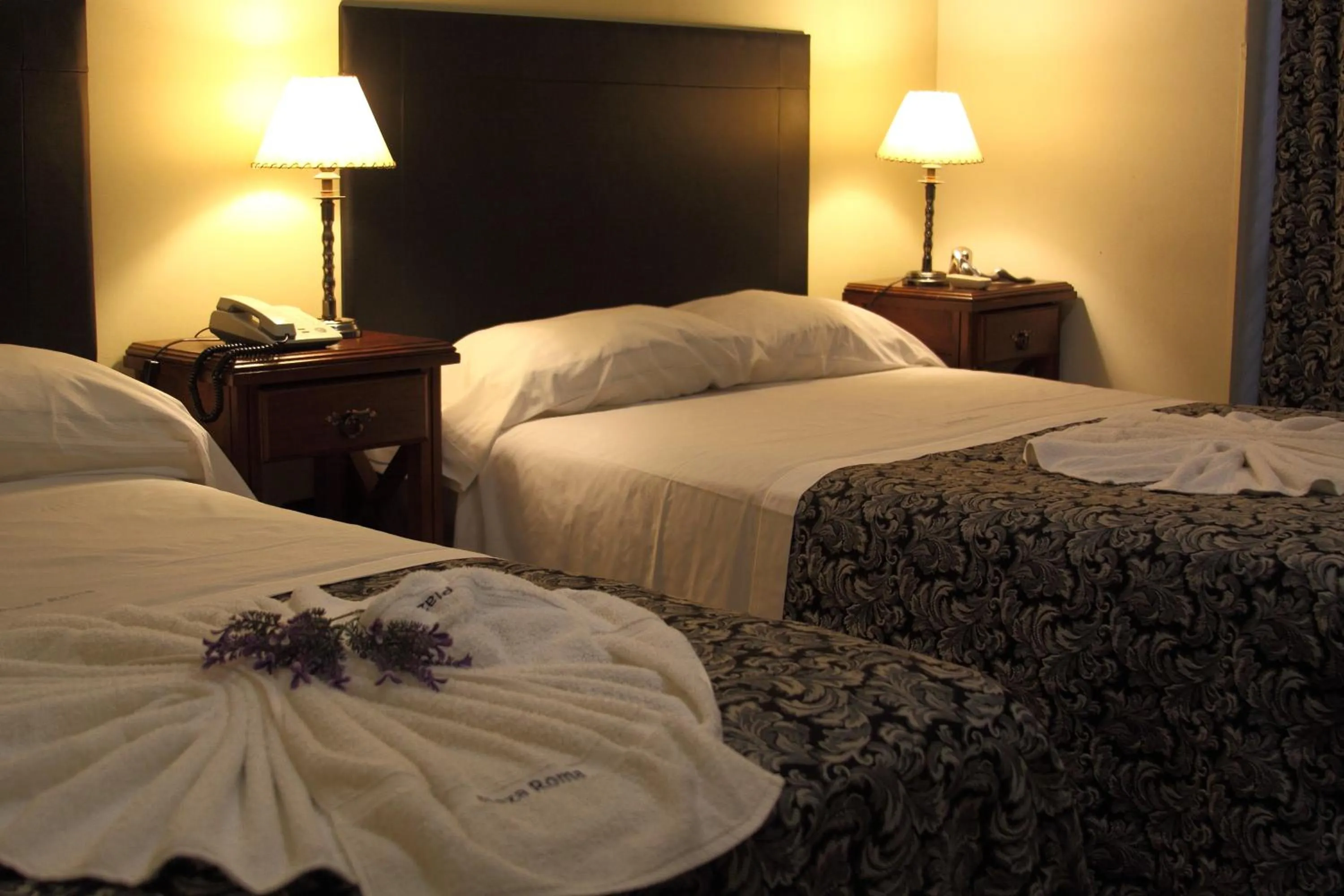 Bedroom, Bed in Hotel Plaza Roma