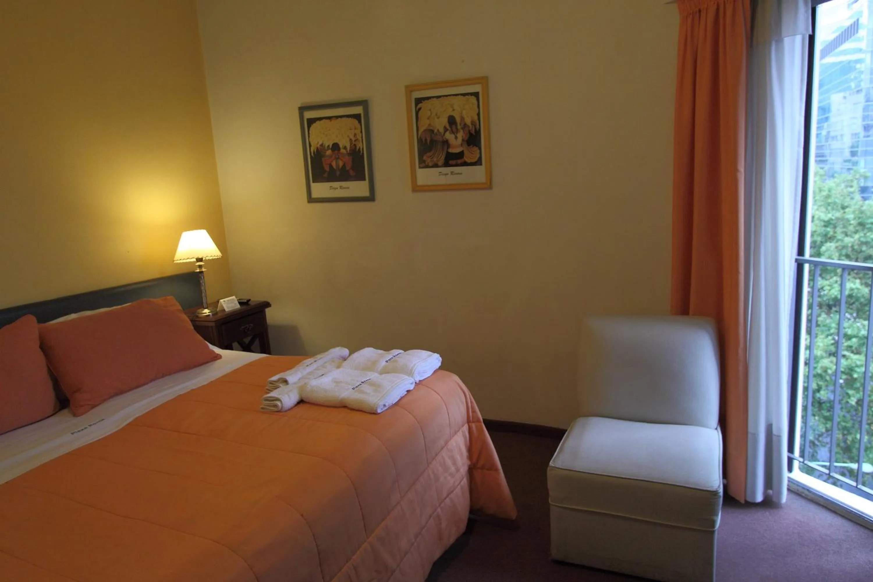 Bed in Hotel Plaza Roma