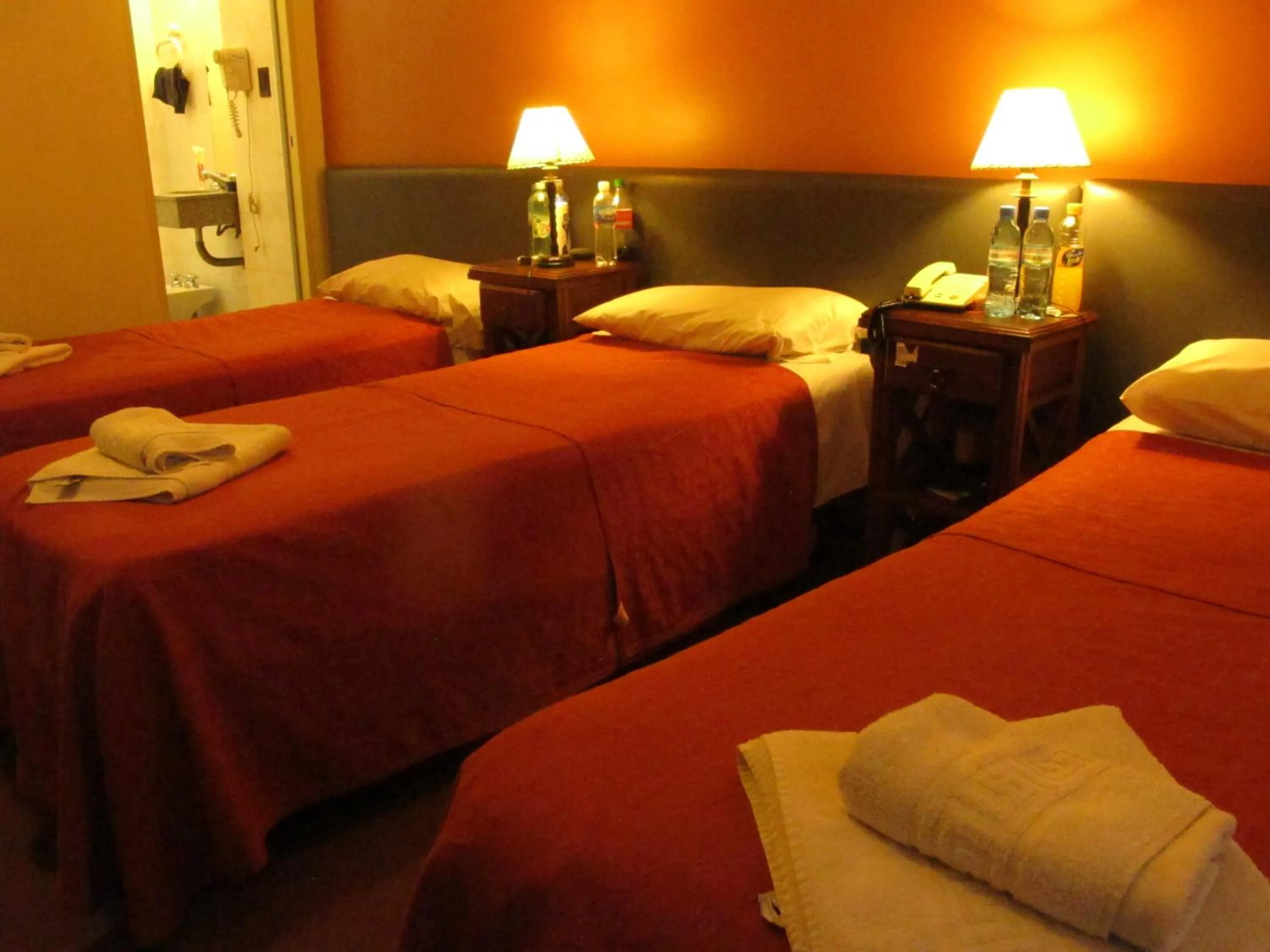 Bed in Hotel Plaza Roma