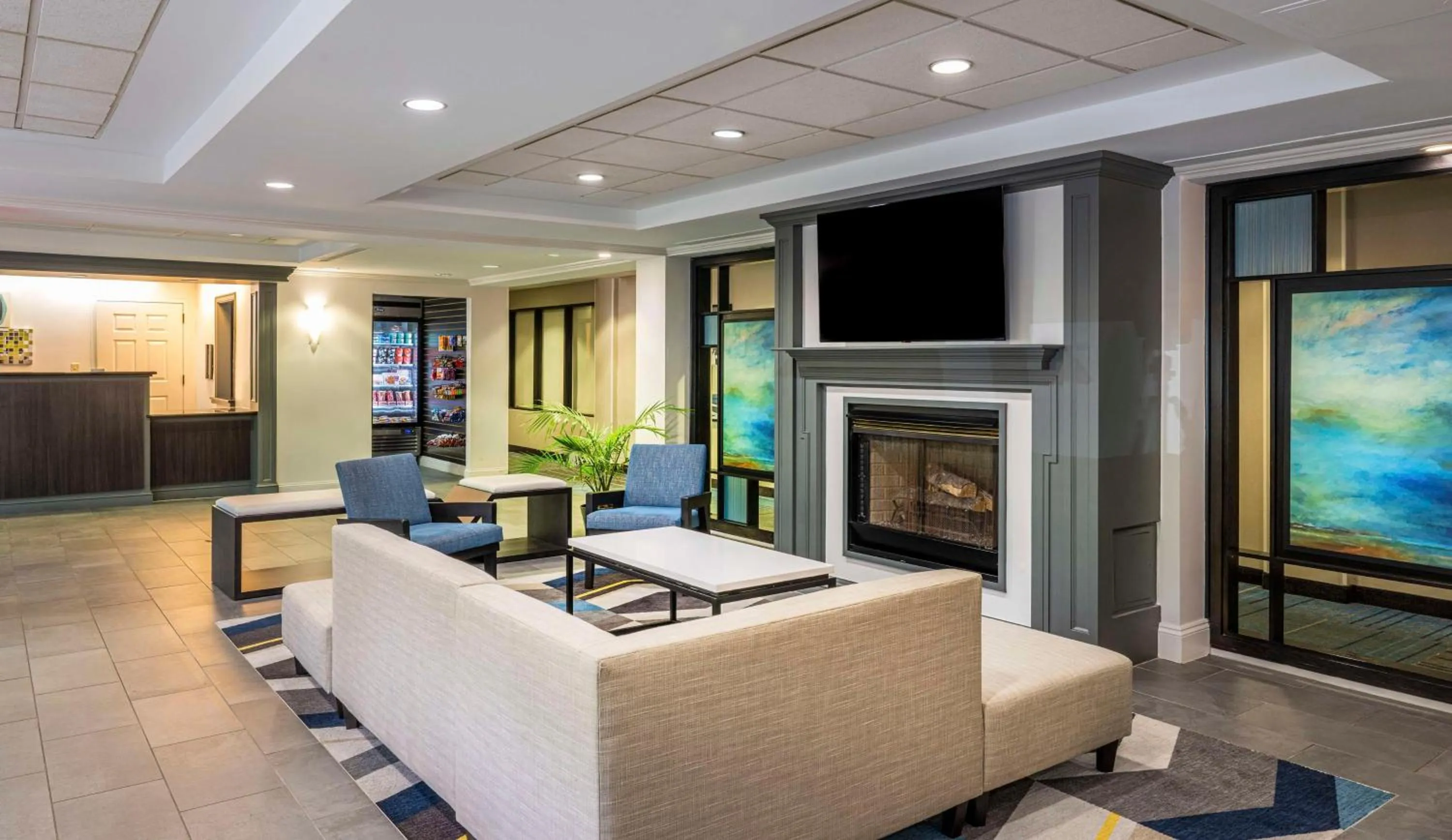 Lobby or reception in Hyatt House Herndon/Reston