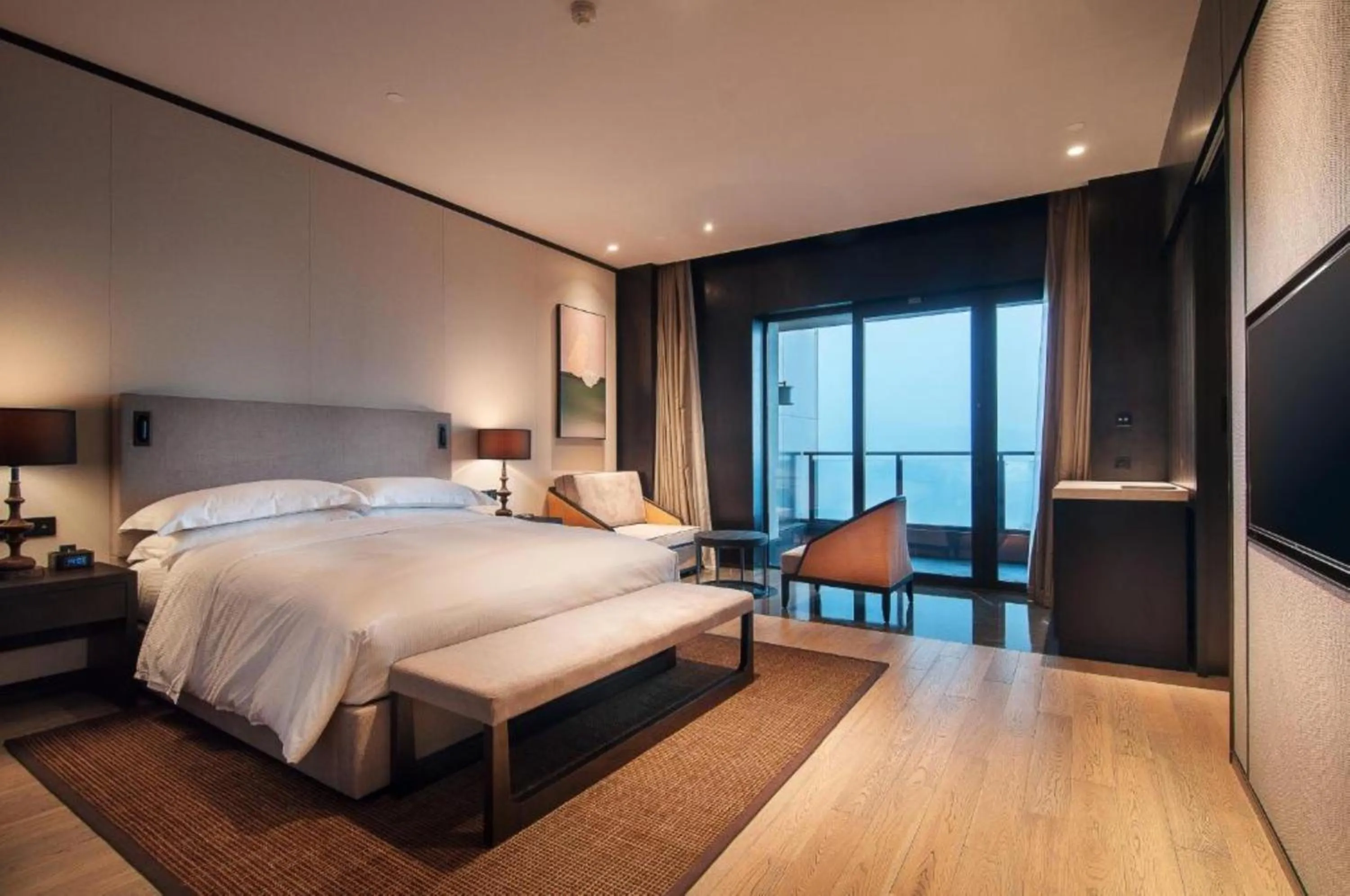 Communal lounge/ TV room, Bed in Hotel Precesion Palace Near Delhi Airport