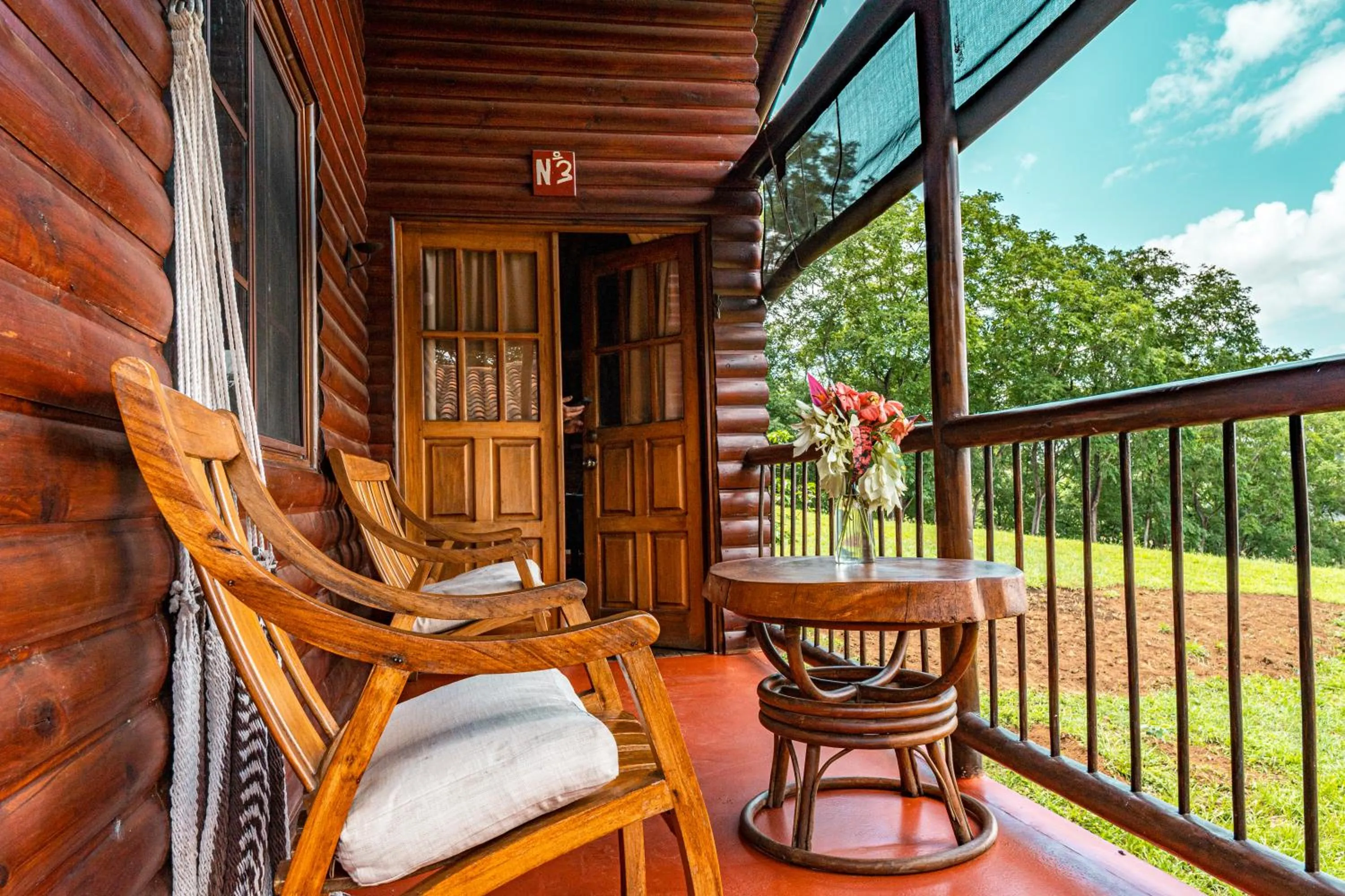 Balcony/Terrace in Las Cabañas Encantadas de Nindirí