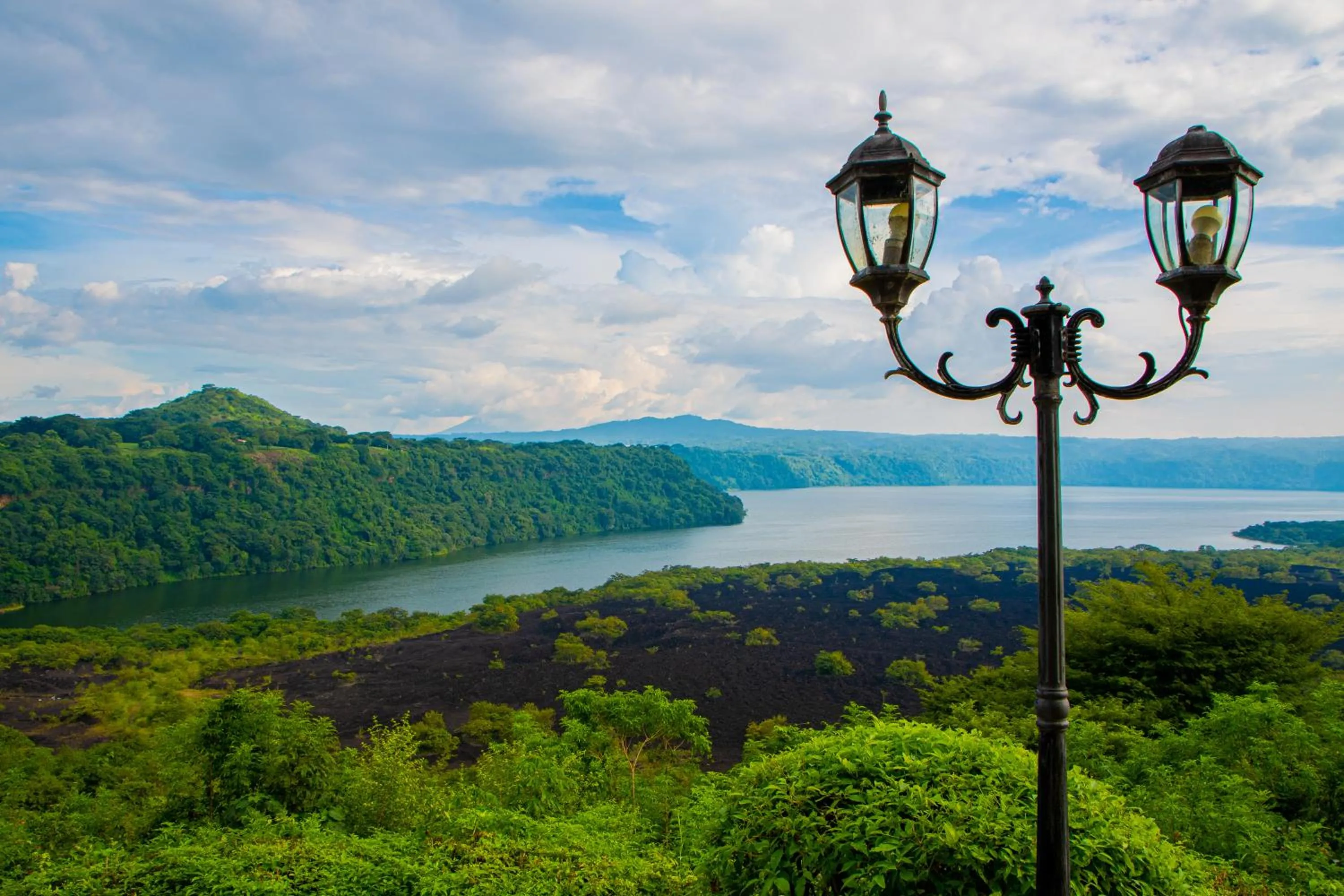 Lake view in Las Cabañas Encantadas de Nindirí