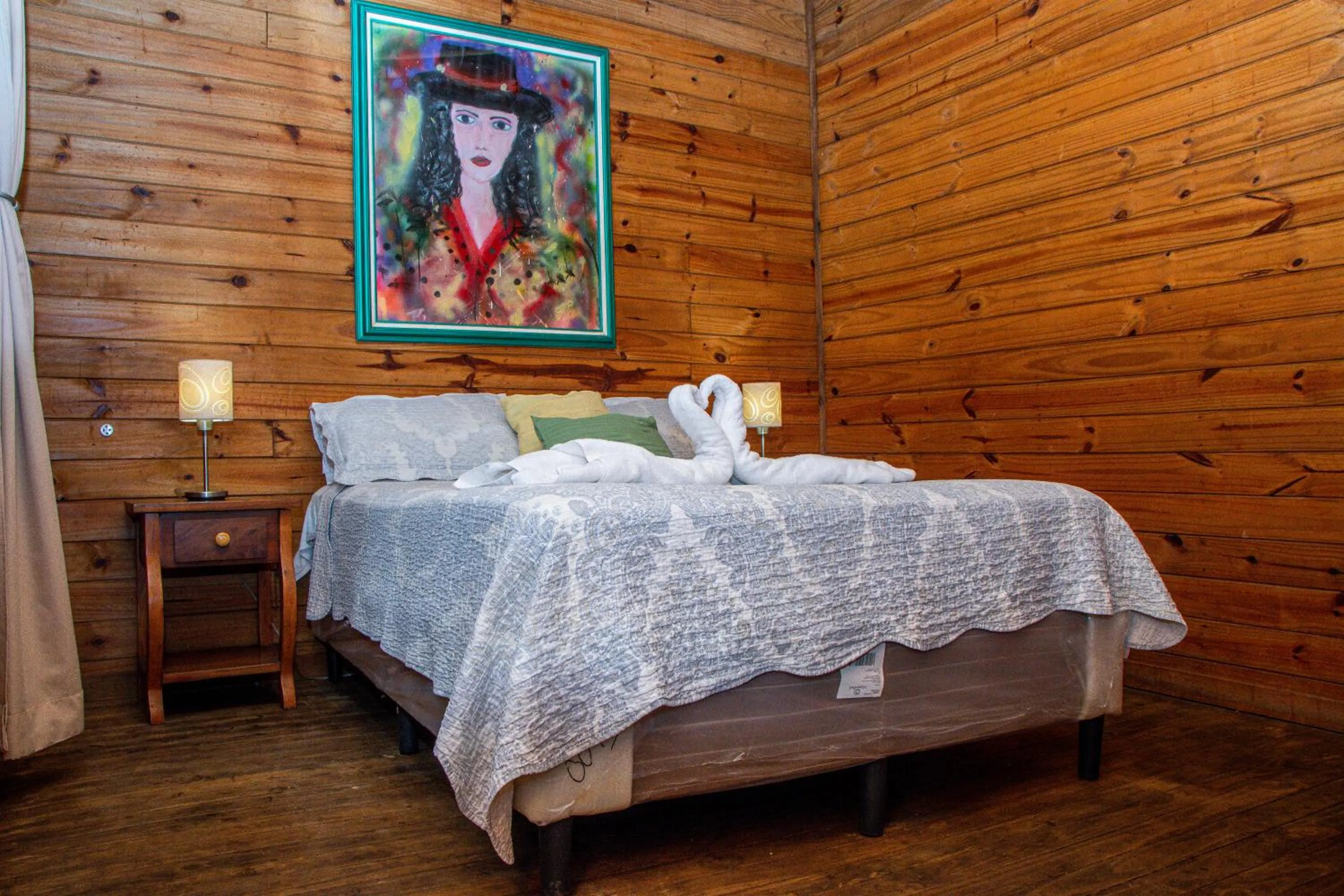 Bedroom, Bed in Las Cabañas Encantadas de Nindirí