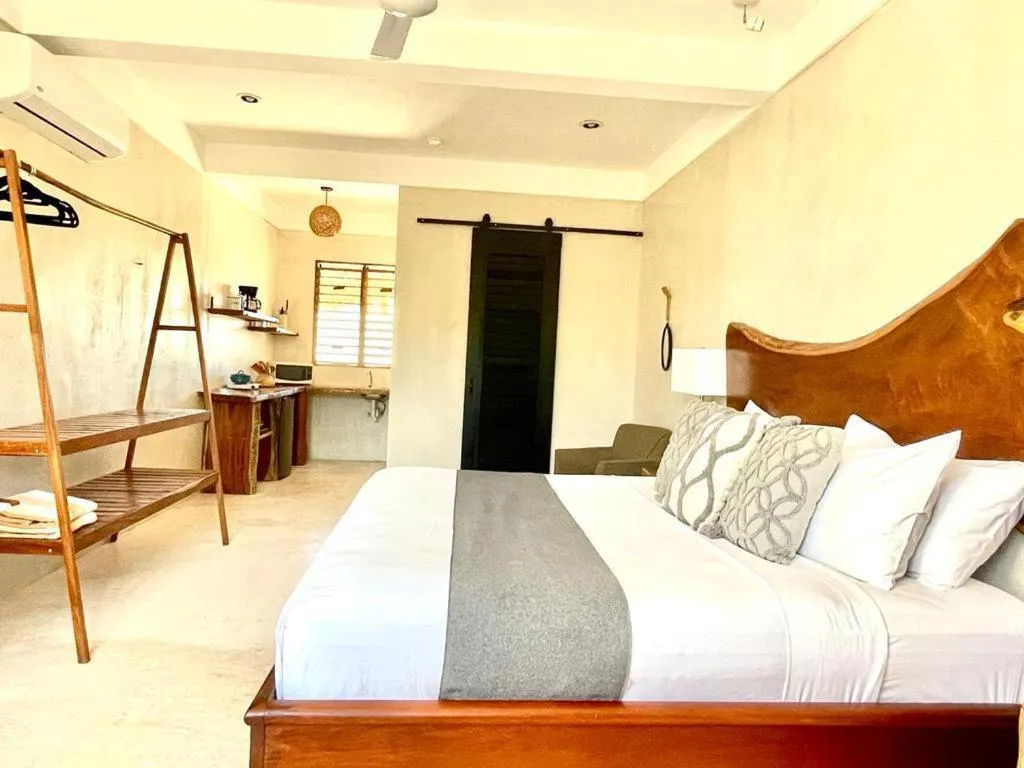 Bed in Holbox Deluxe Apartments
