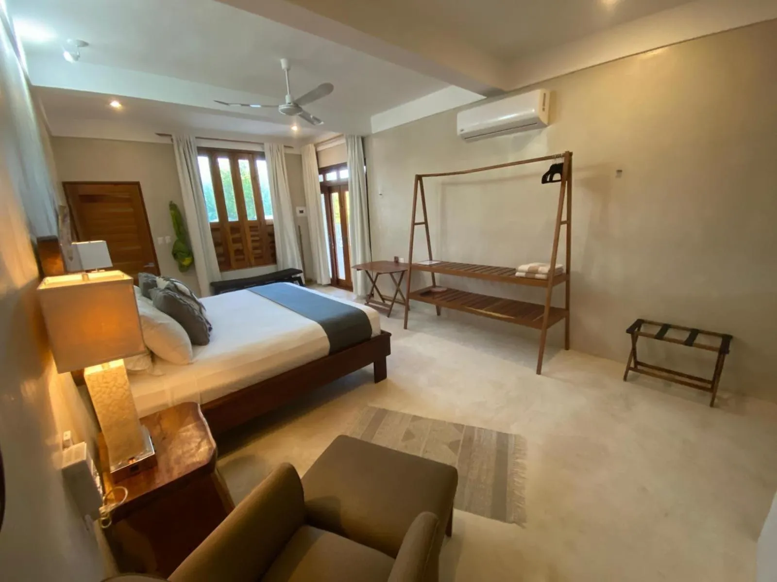 Bed in Holbox Deluxe Apartments