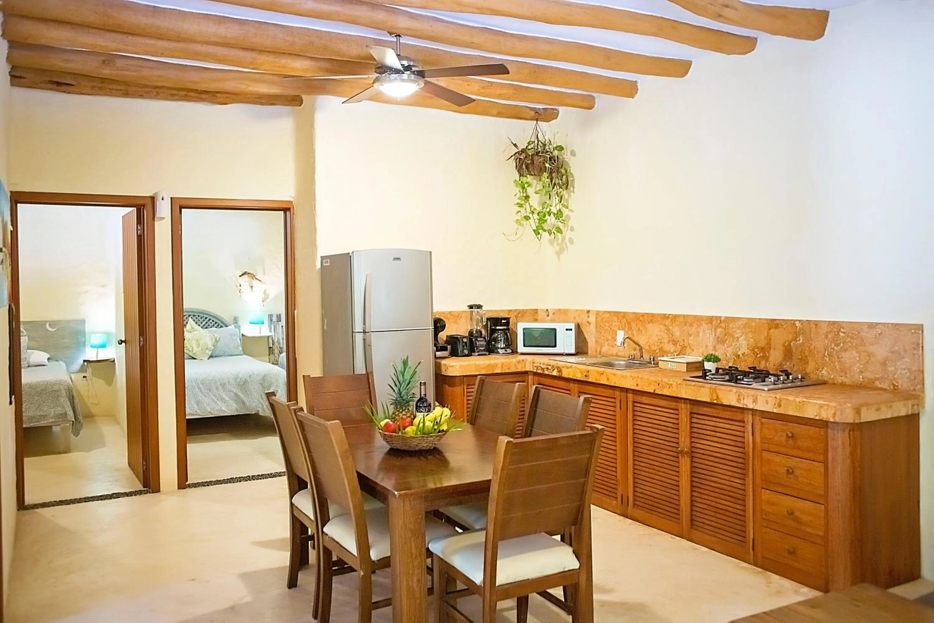 Dining area in Holbox Deluxe Apartments