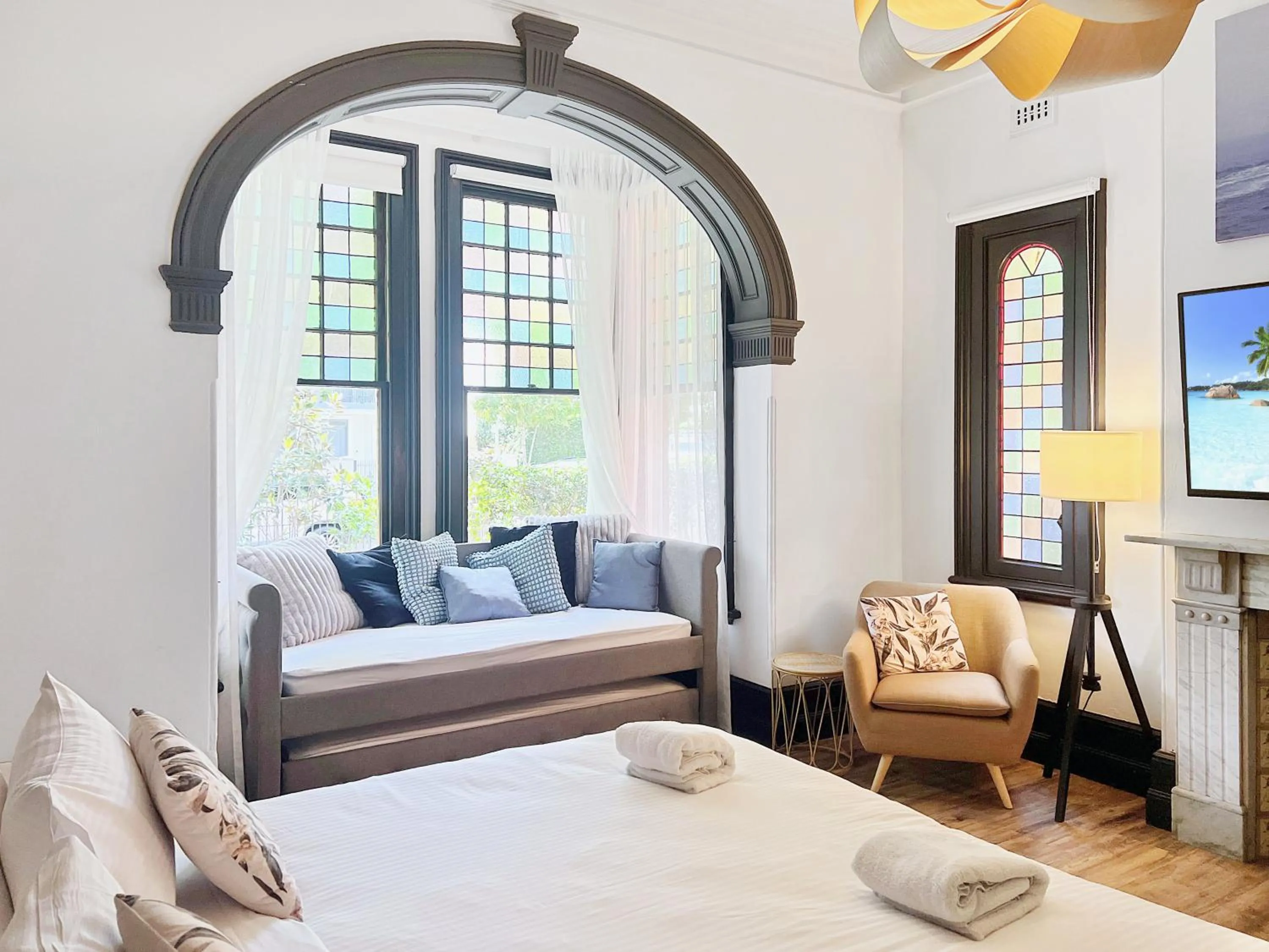 Bed in Dalziel Lodge