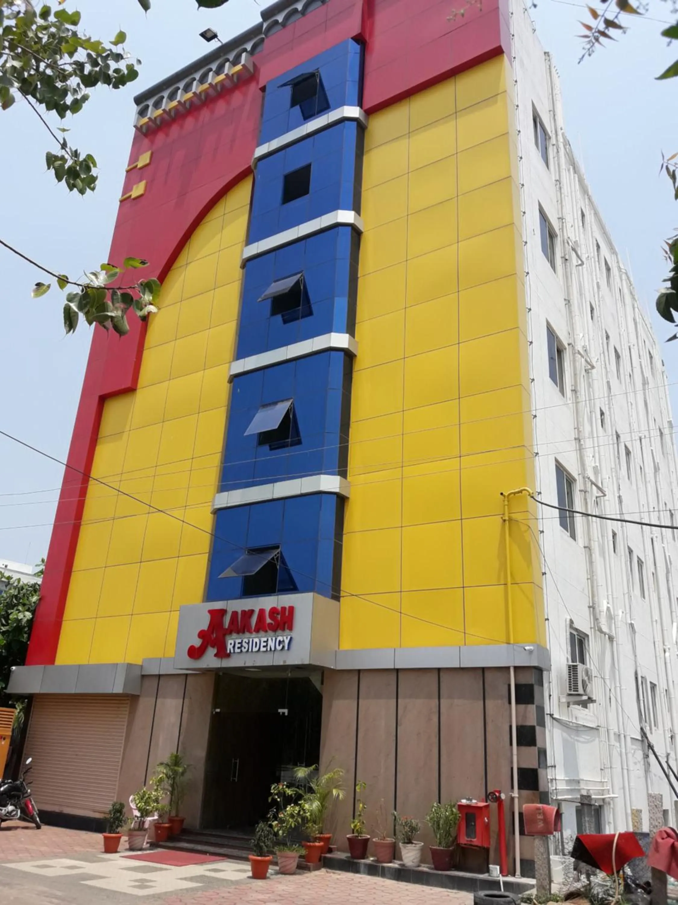 Property building in Aakash Residency