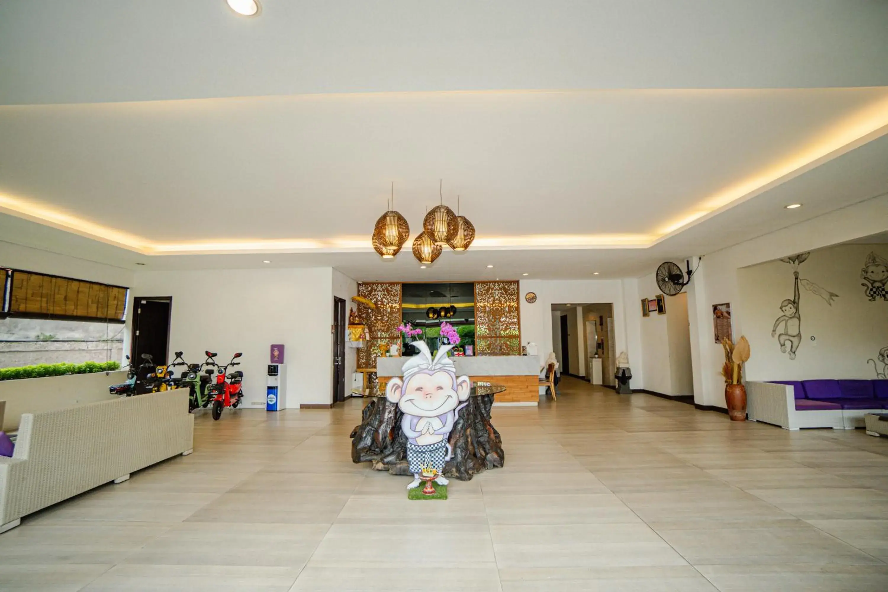 Lobby or reception in The Evitel Resort Ubud Lobby or reception in The Evitel Resort Ubud