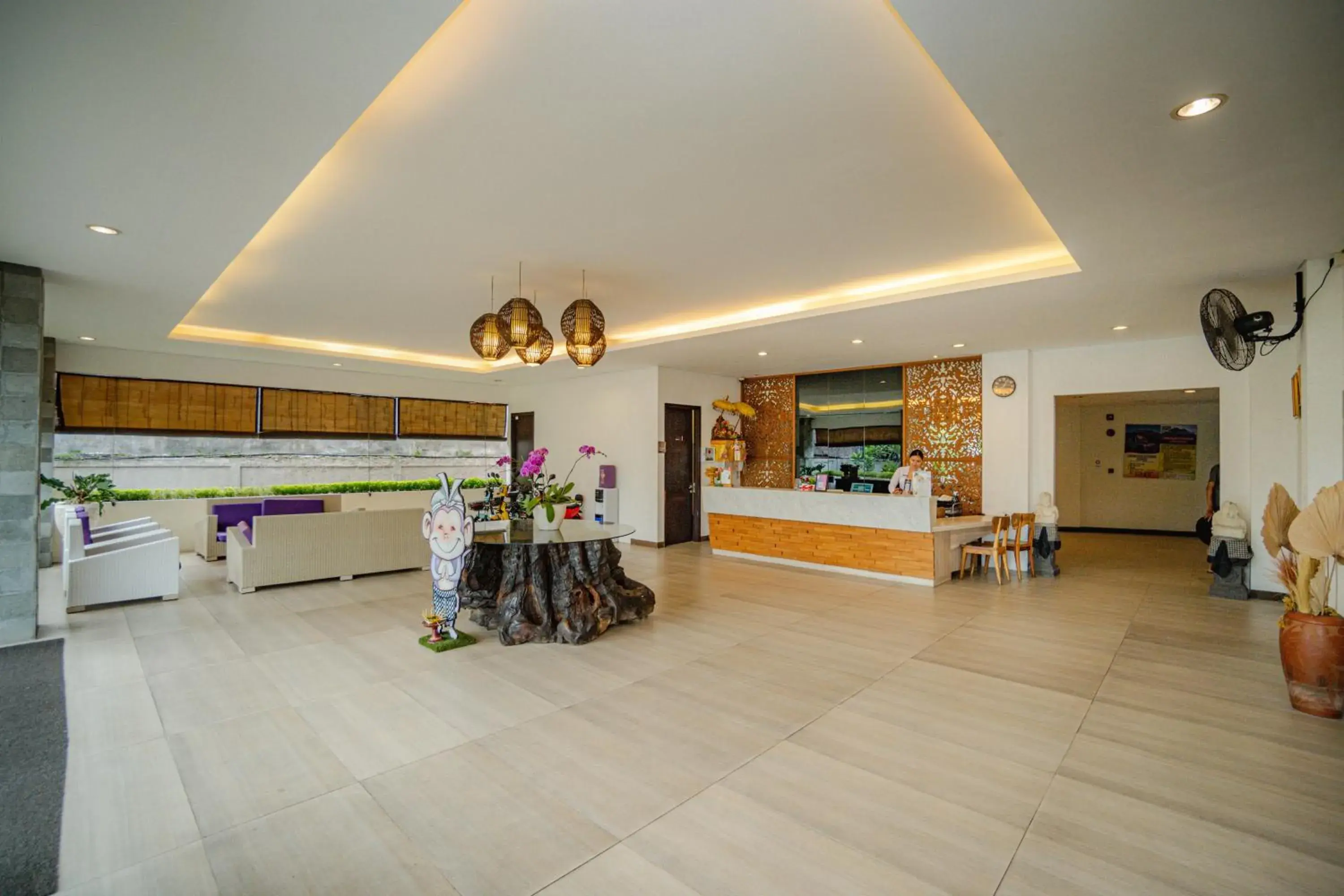 Lobby or reception in The Evitel Resort Ubud Lobby or reception in The Evitel Resort Ubud