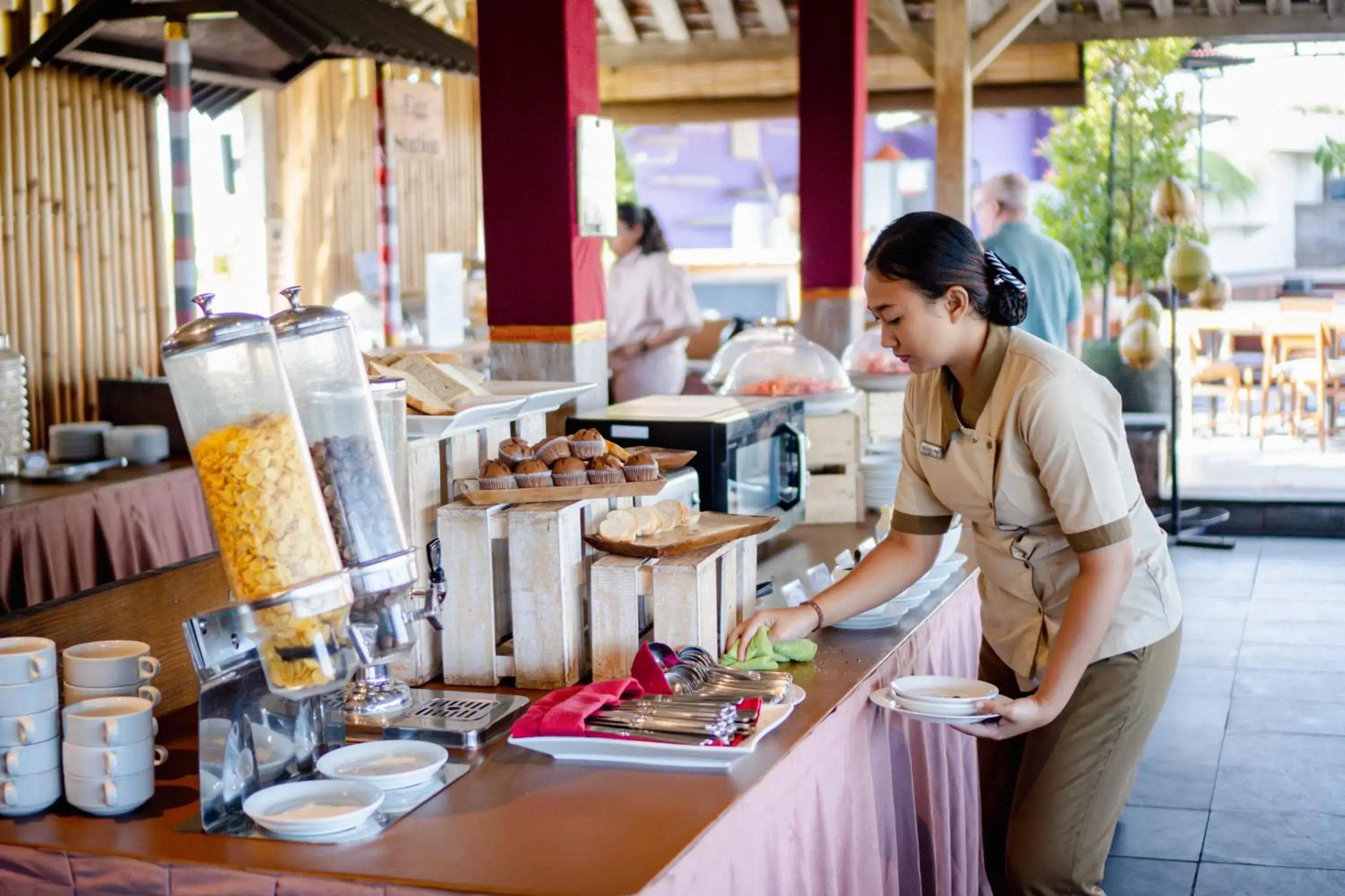 Breakfast in The Evitel Resort Ubud Breakfast in The Evitel Resort Ubud