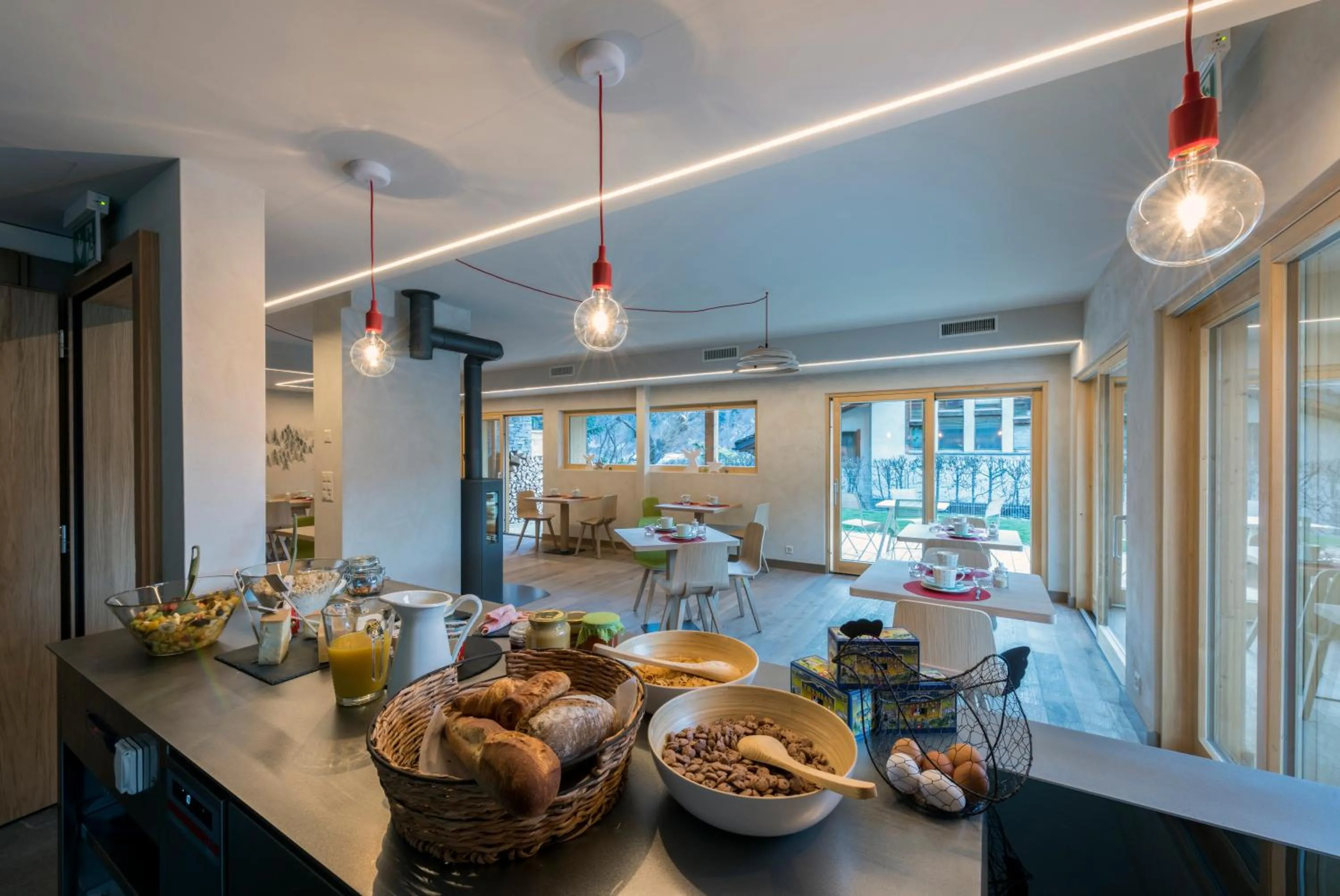 Dining area in A Larze