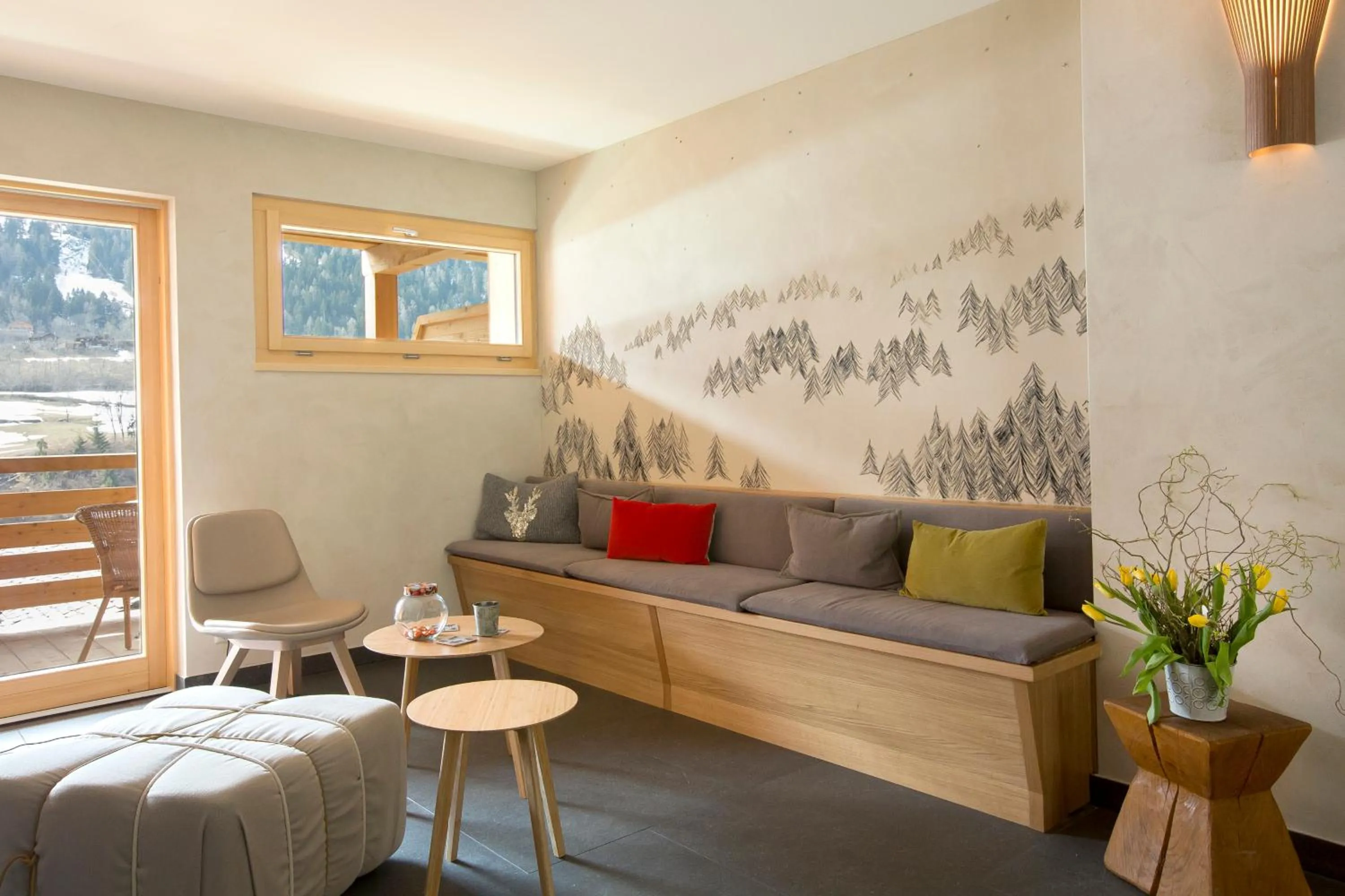 Lobby or reception in A Larze