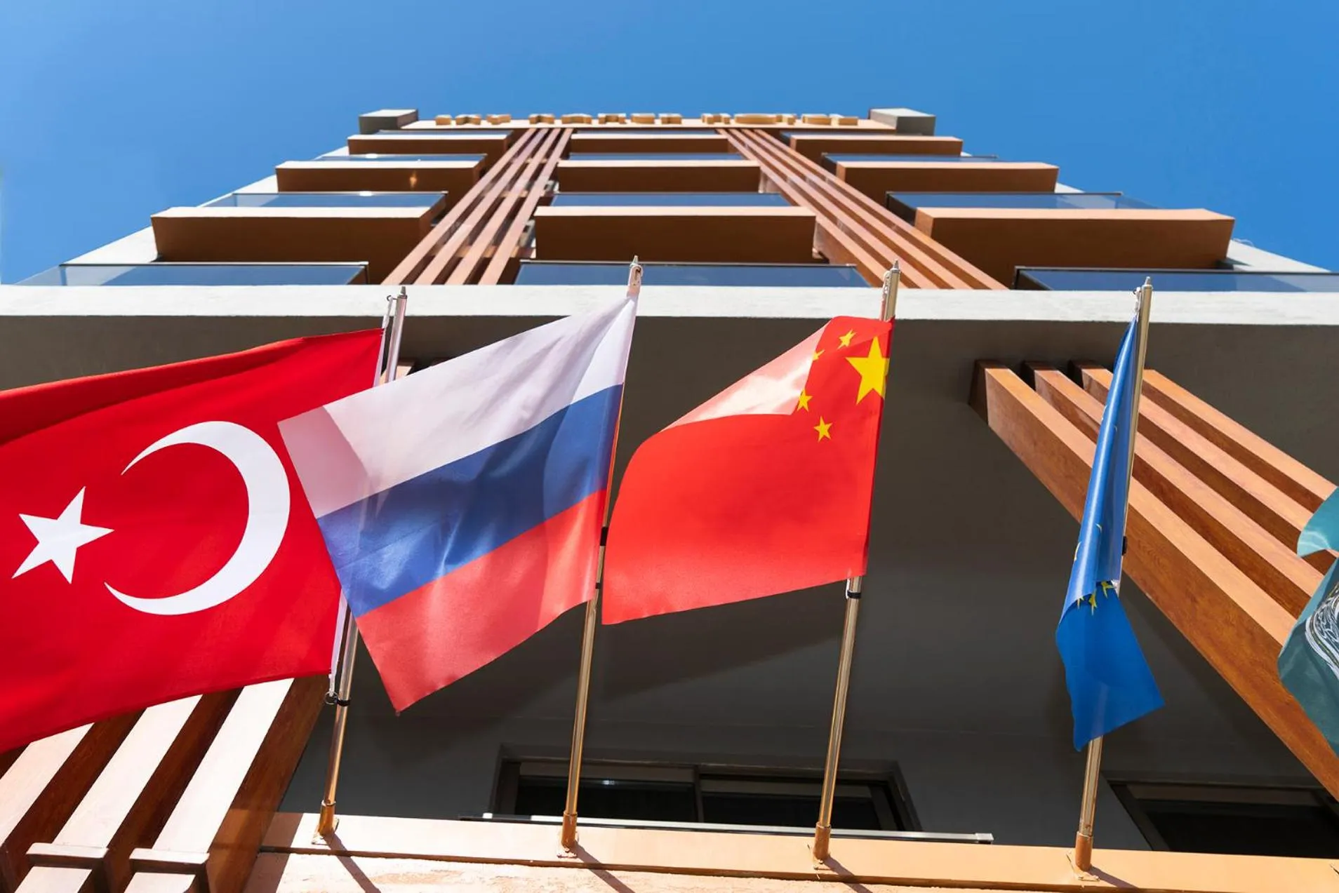 Property building in Sky Kamer Hotel Antalya