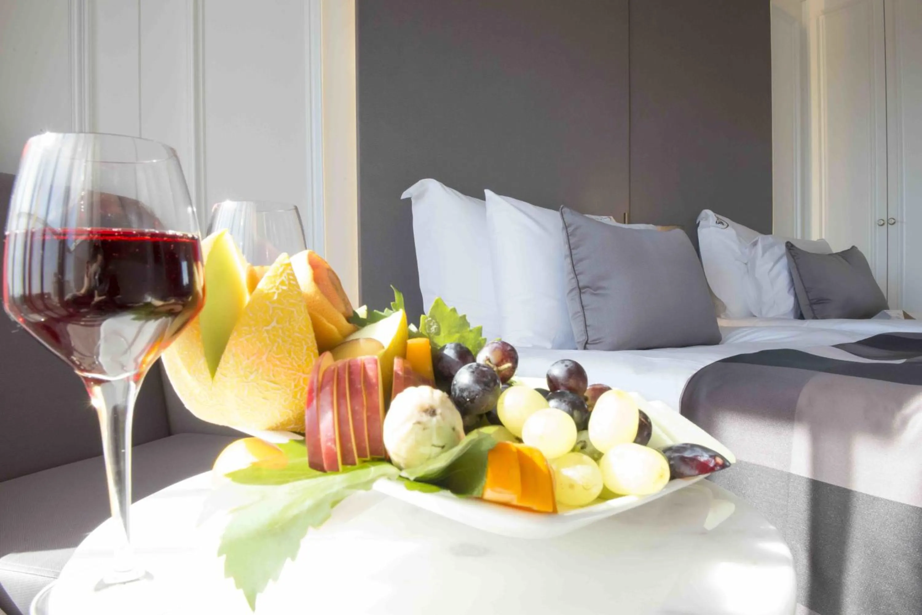 Alcoholic drinks, Bed in Sky Kamer Hotel Antalya