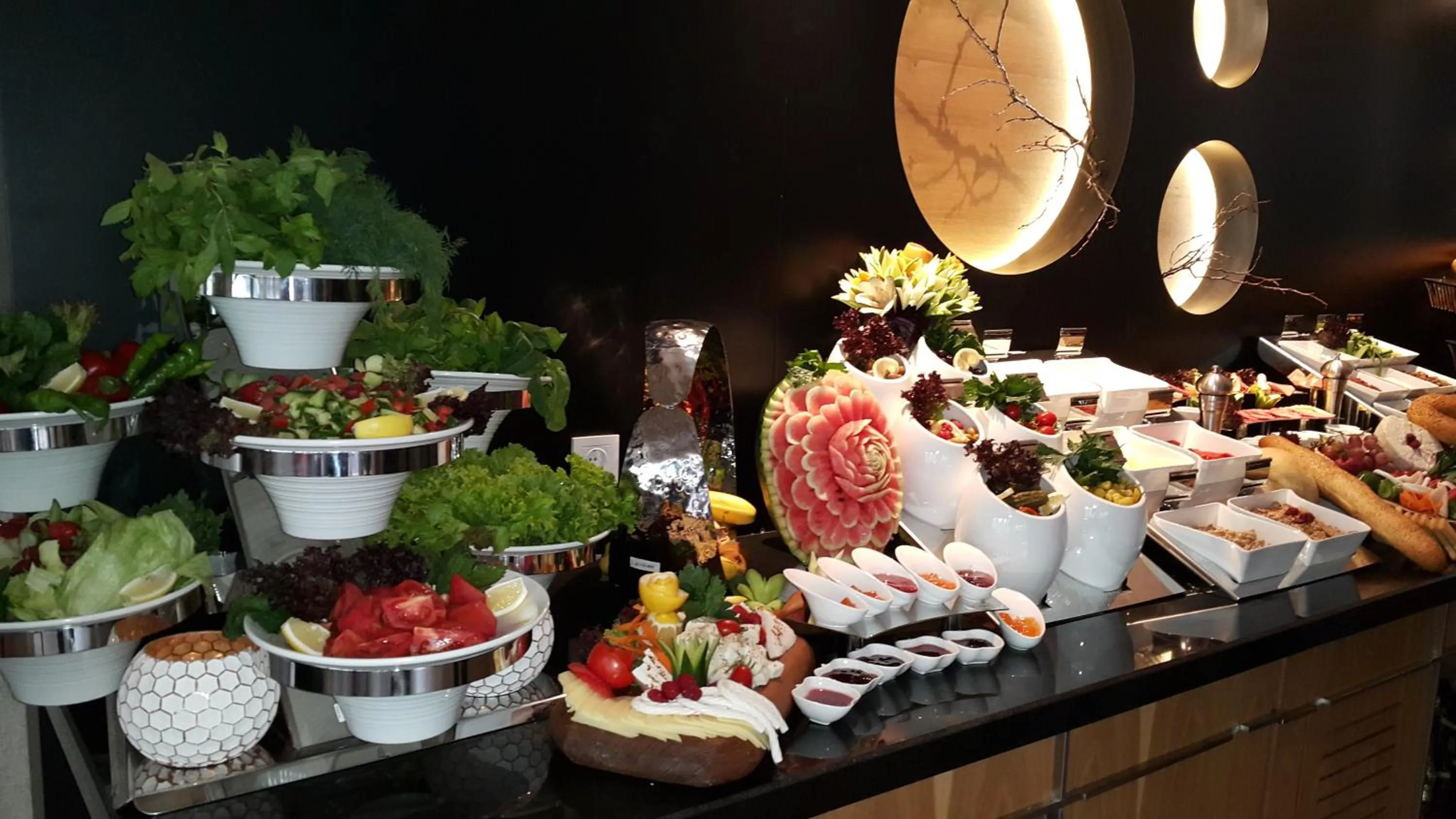 Buffet breakfast in Sky Kamer Hotel Antalya