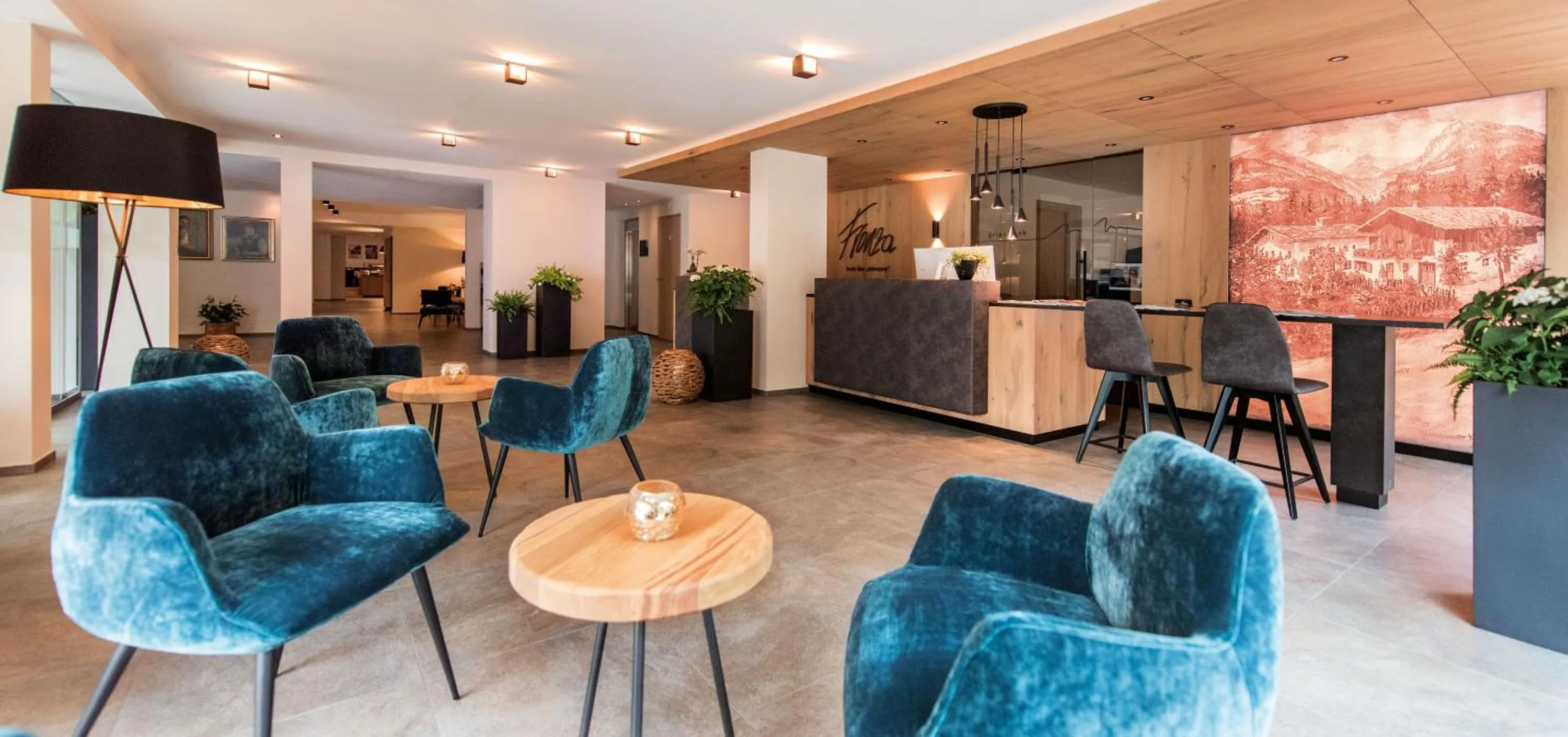 Lobby or reception in Hotel Fronza - your ski & mountain home
