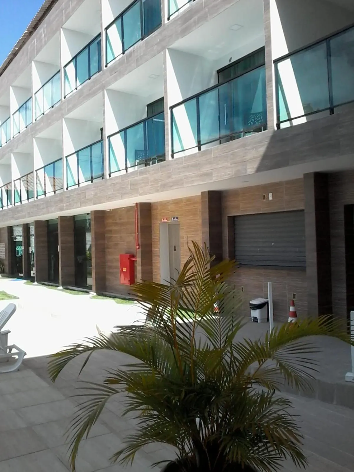 Property building in Pousada Sky Beach Flat