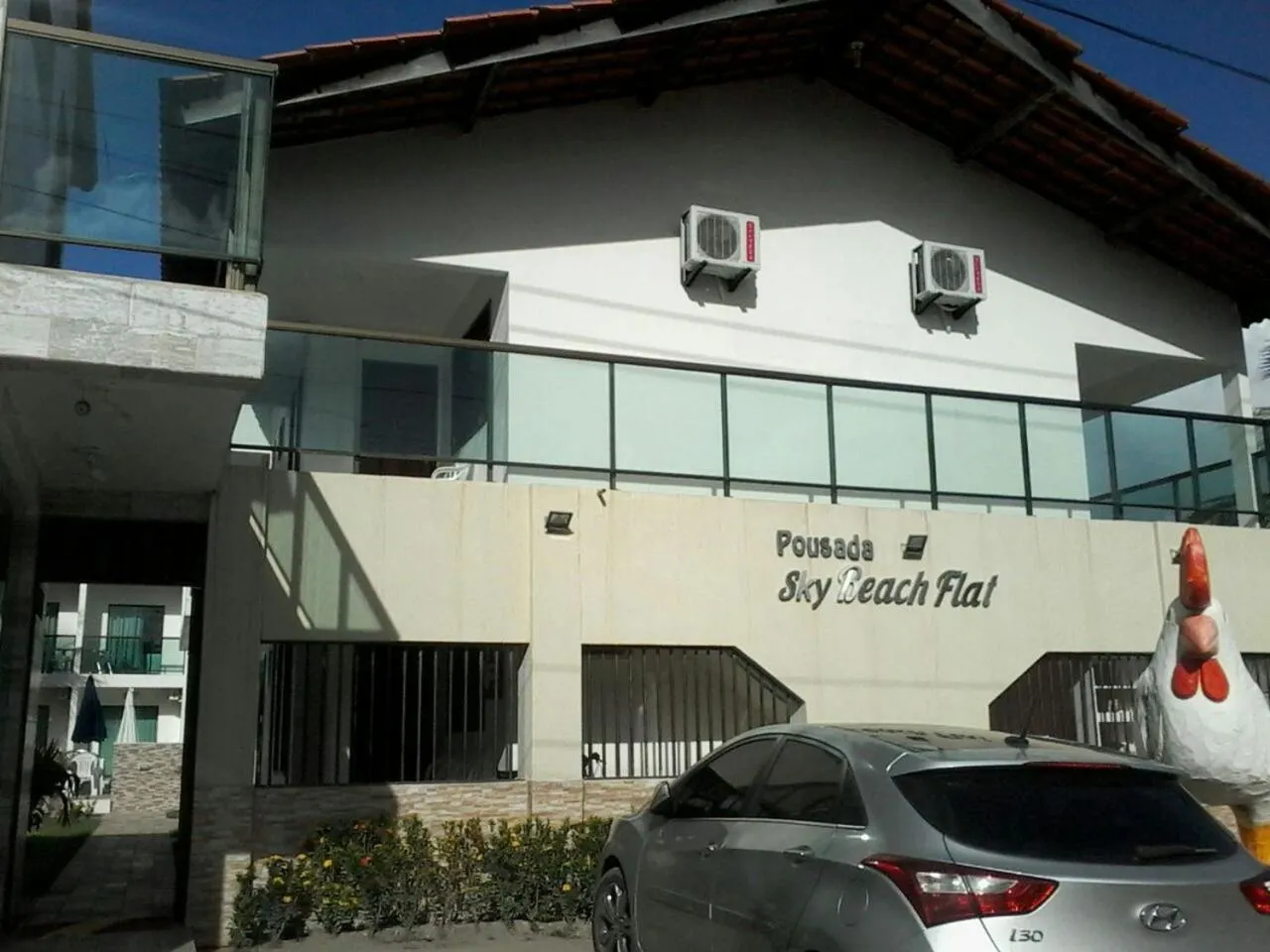 Property building in Pousada Sky Beach Flat