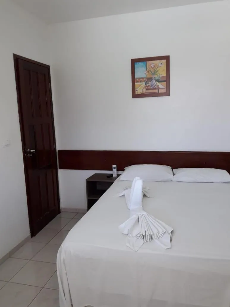 Bed in Pousada Sky Beach Flat