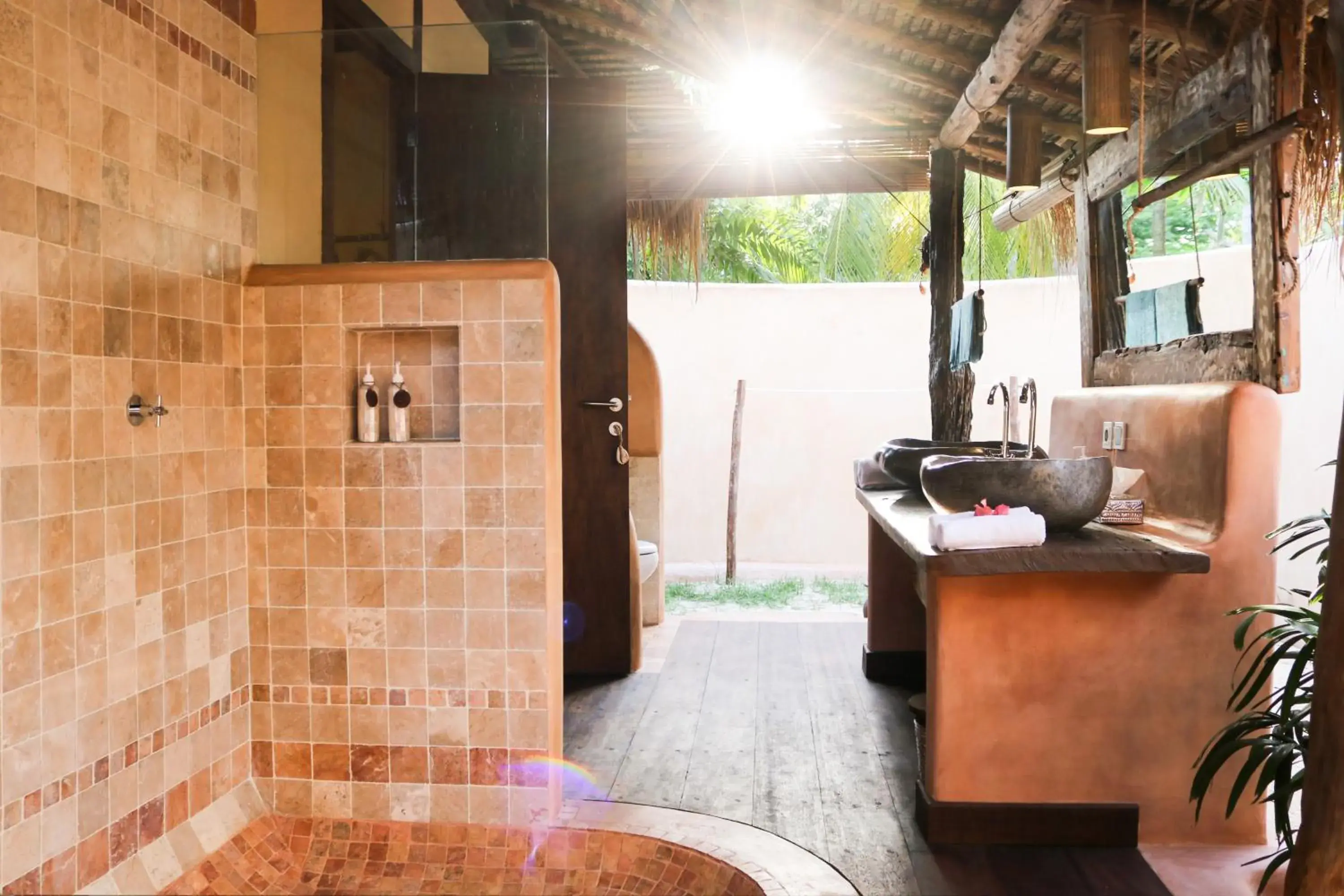 Beach Hut with Free Return Boat from Kepo Harbor to Gili Asahan in Gili Asahan Eco Lodge & Restaurant Beach Hut with Free Return Boat from Kepo Harbor to Gili Asahan in Gili Asahan Eco Lodge & Restaurant