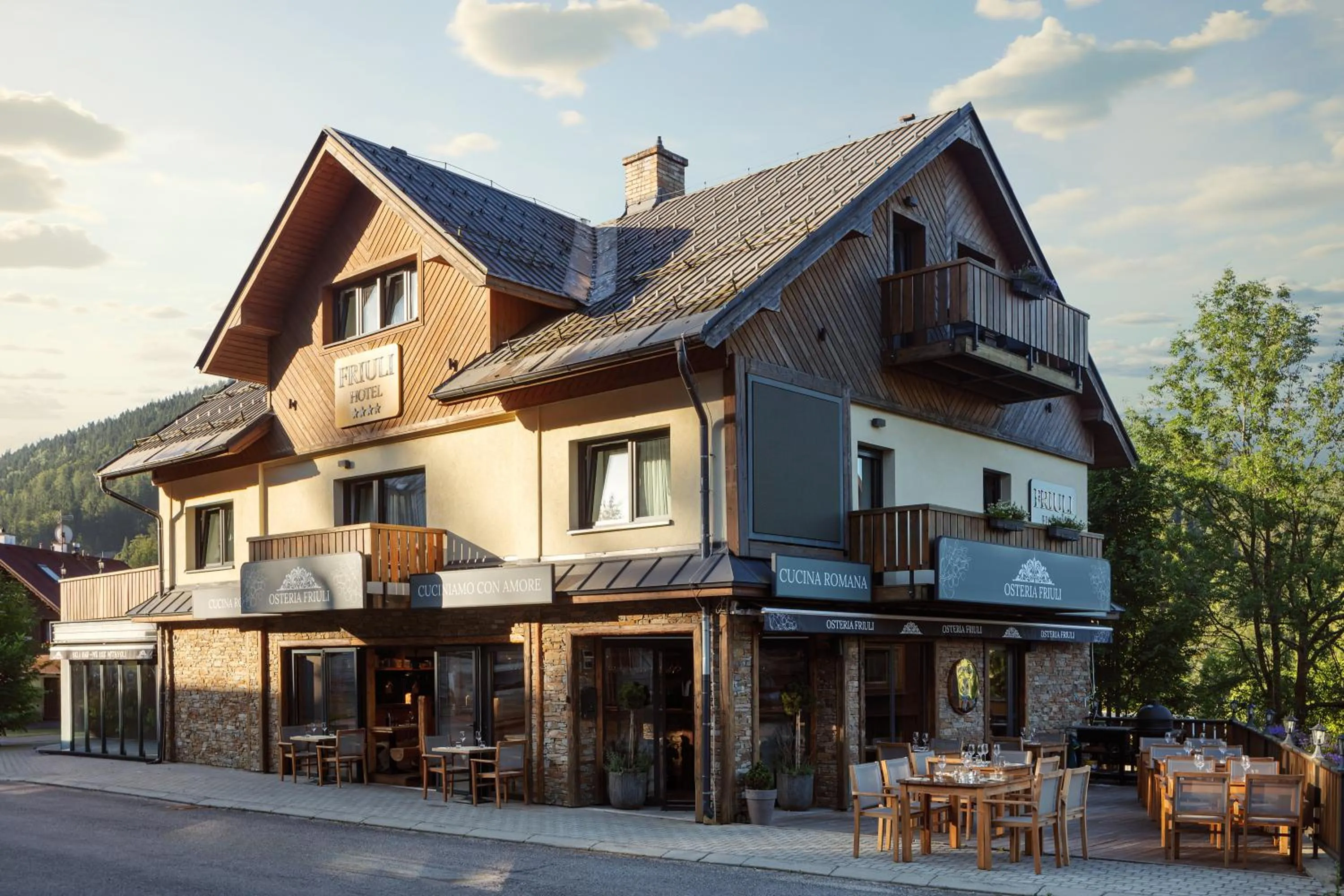 Property building in Hotel Friuli