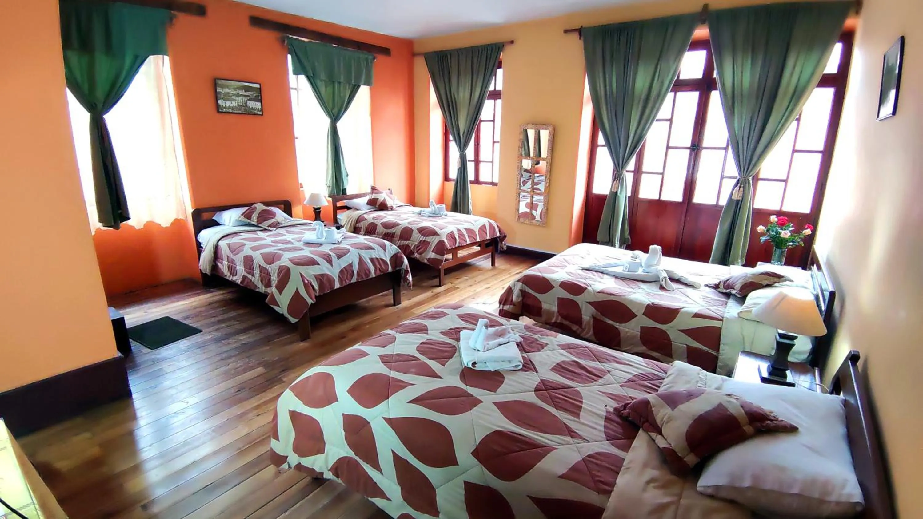 Balcony/Terrace, Bed in La Posada Colonial