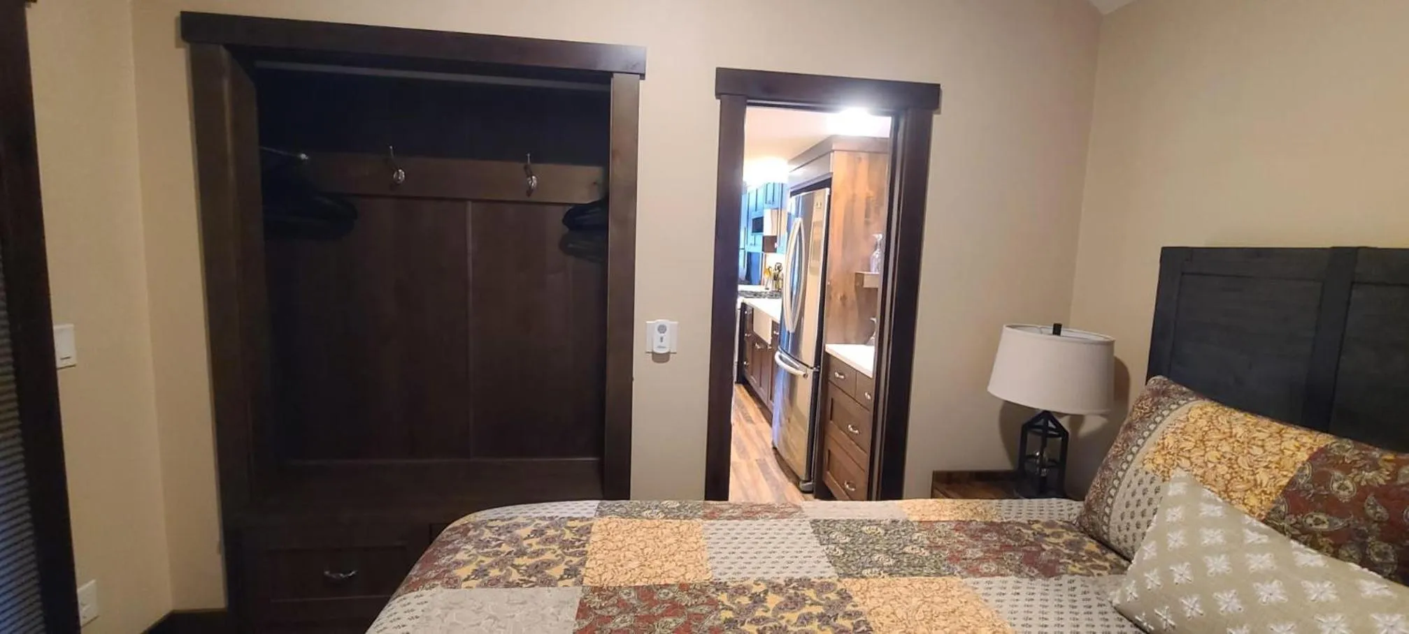 Bed in Cold Springs Resort