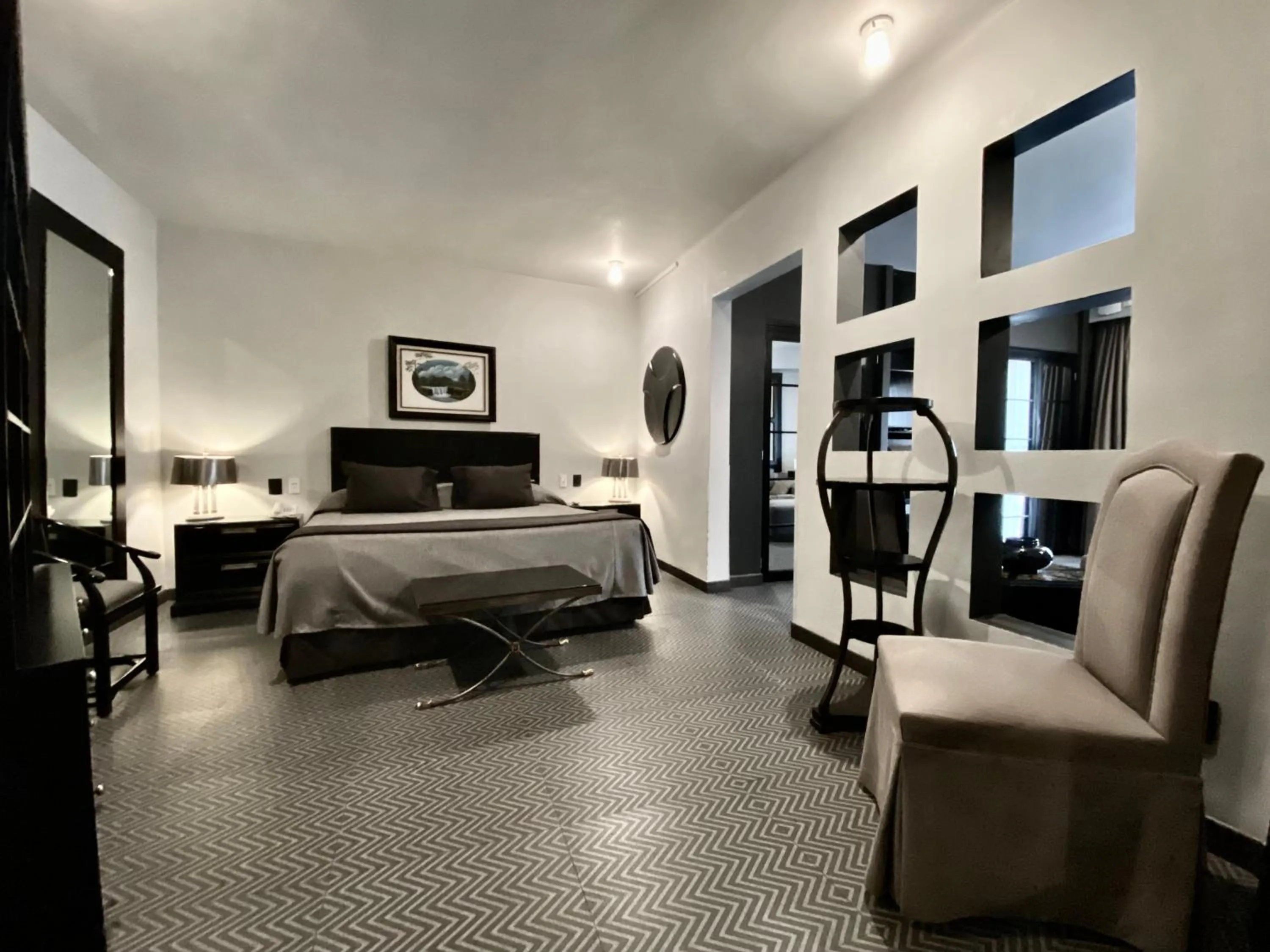 Bed in Casa Corp Boutique Suites in Condesa