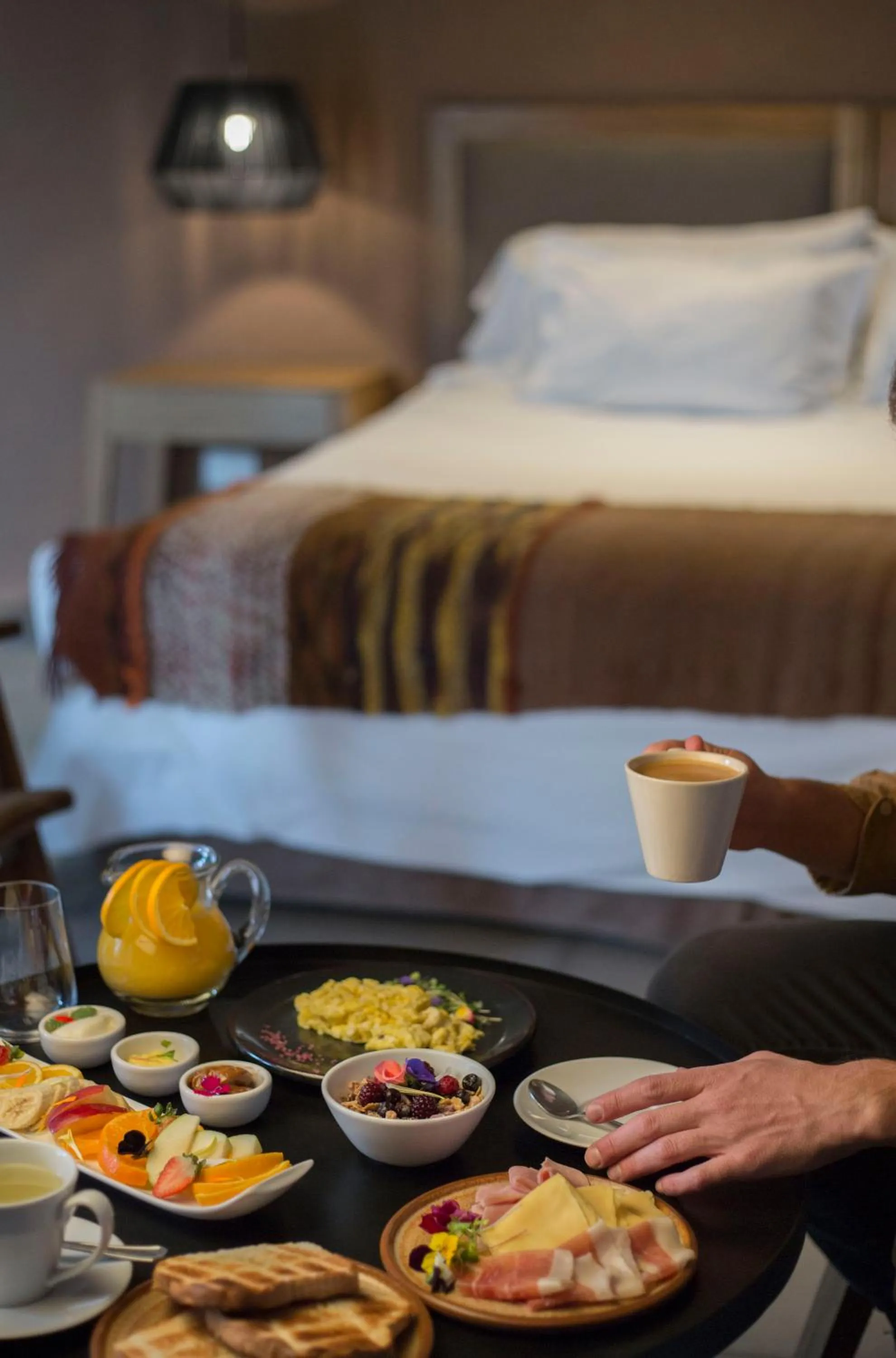 Bed in Rosell Boher Winery Lodge & Spa