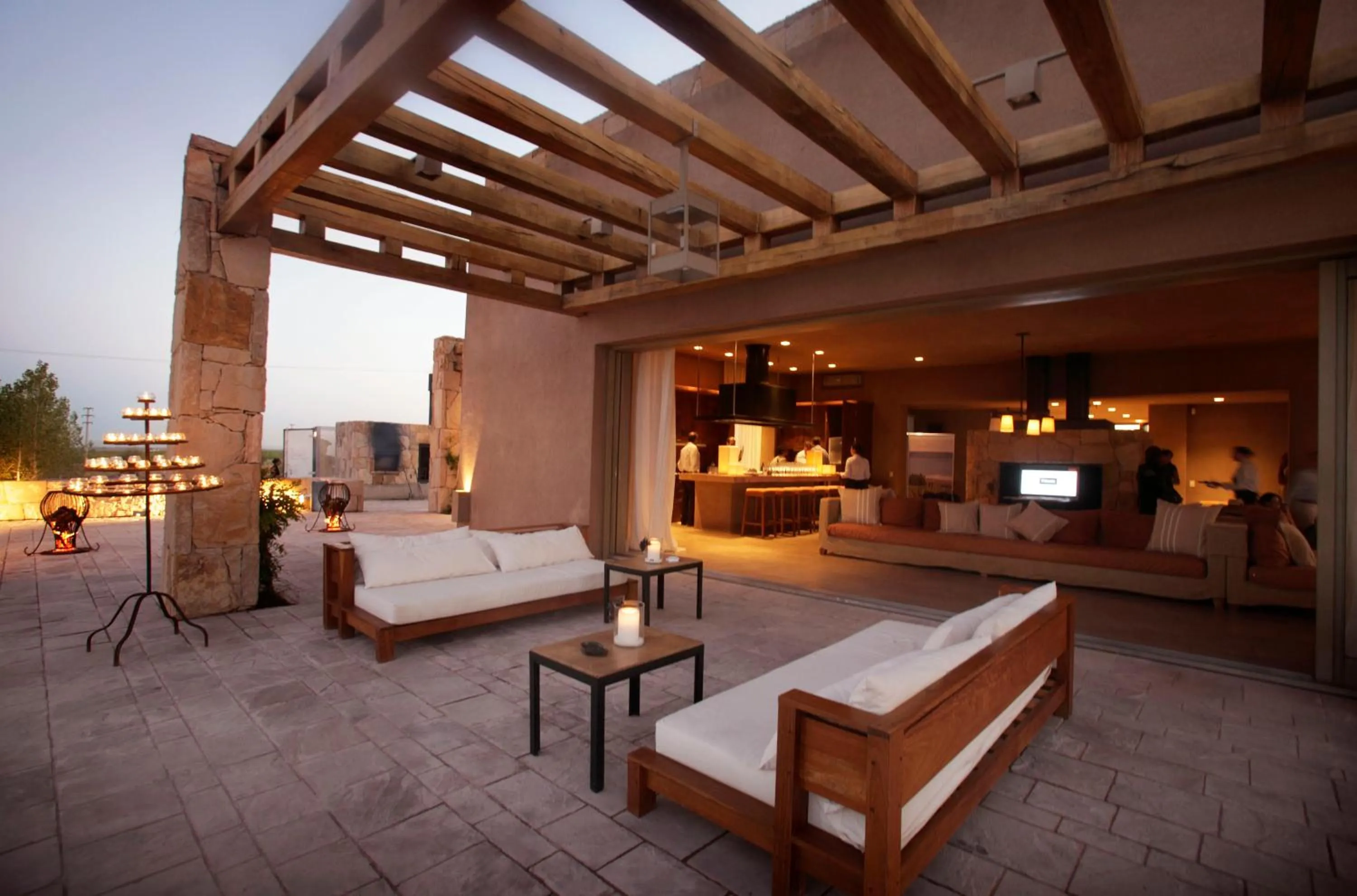 Patio in Rosell Boher Winery Lodge & Spa