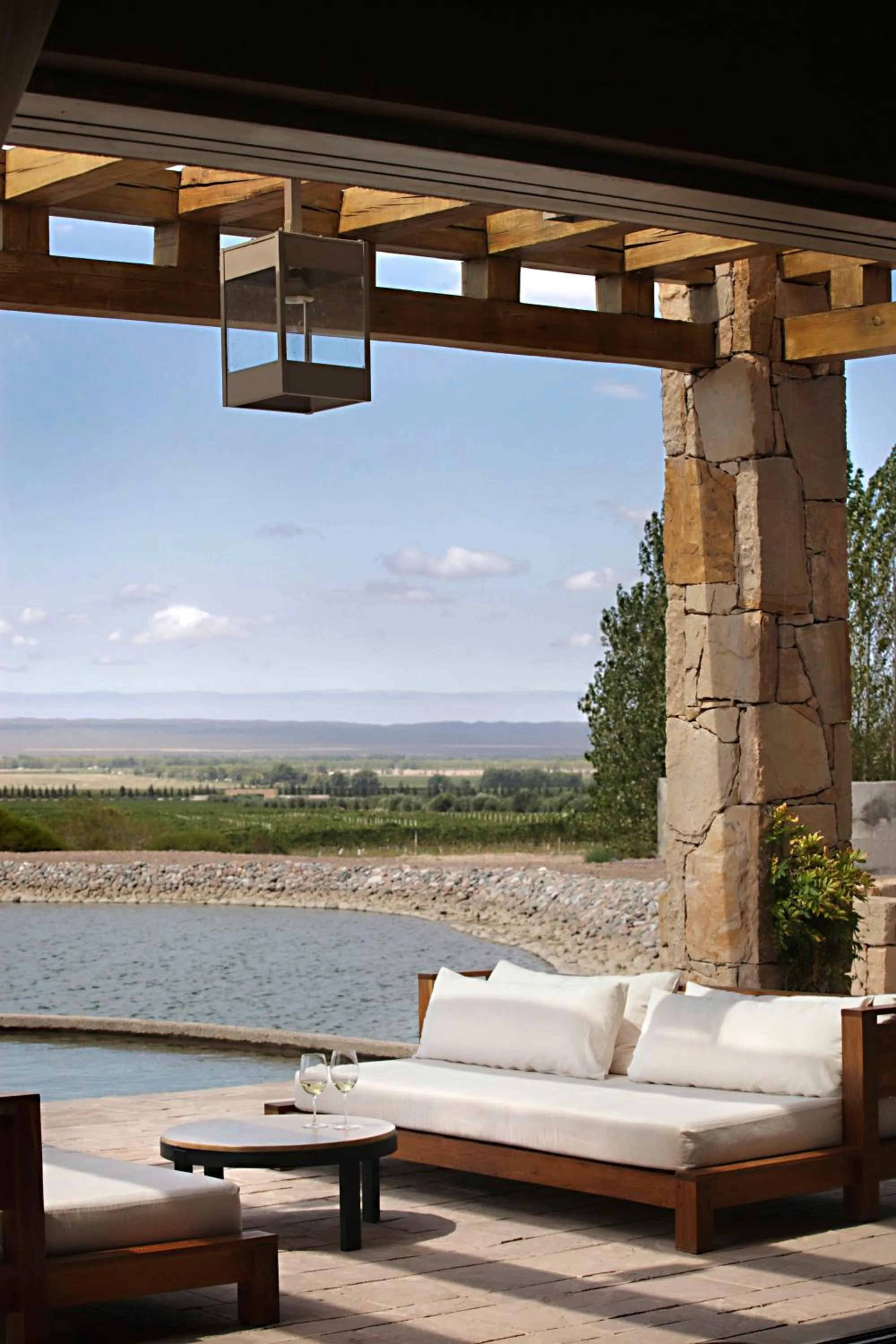 Patio in Rosell Boher Winery Lodge & Spa