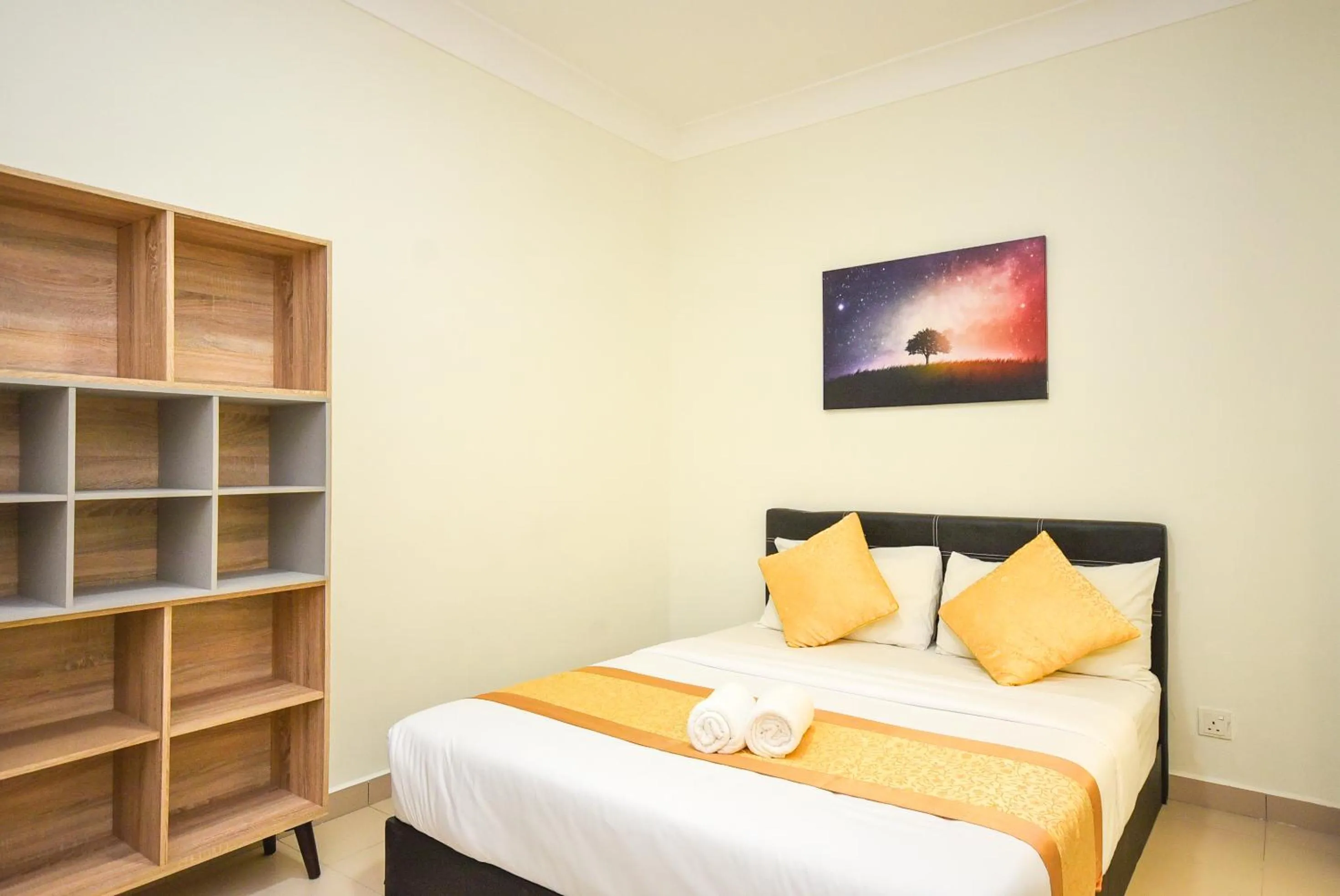 Bed in Tiara Desaru Seaview Residence