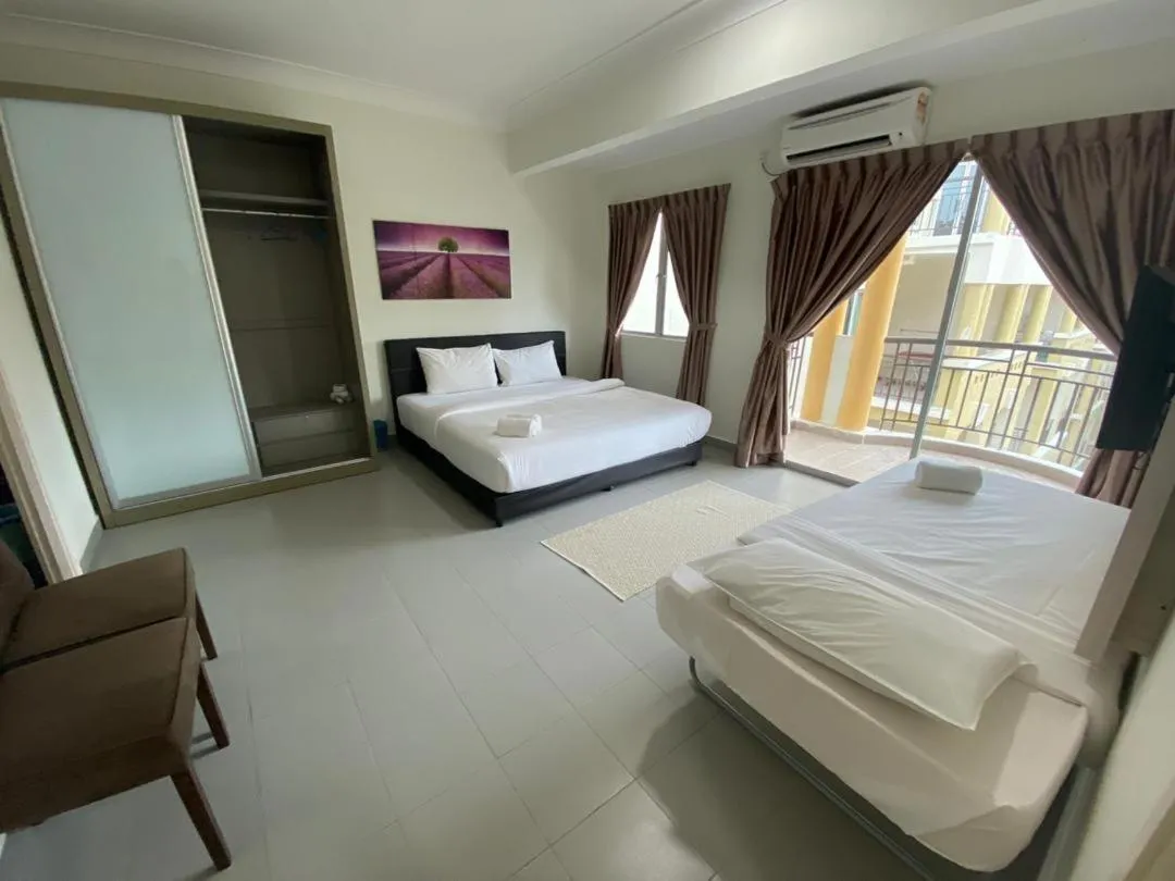 Bed in Tiara Desaru Seaview Residence