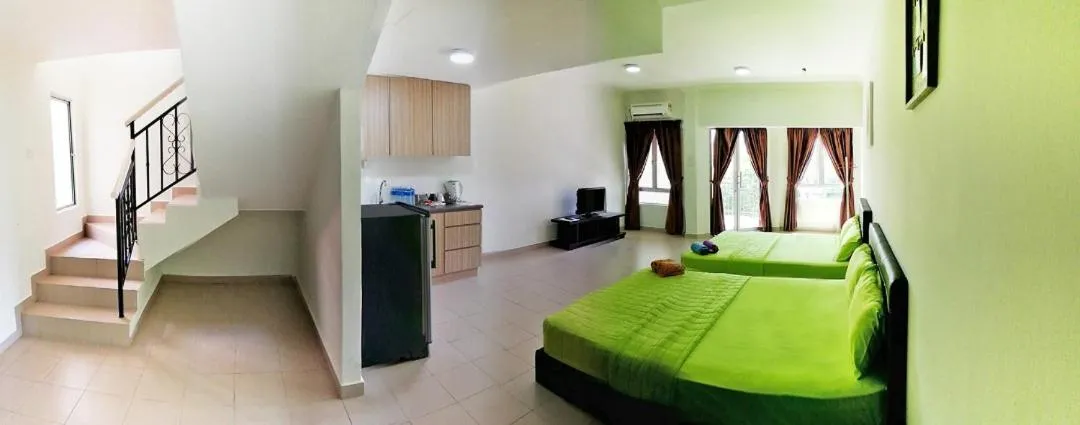 Bed in Tiara Desaru Seaview Residence