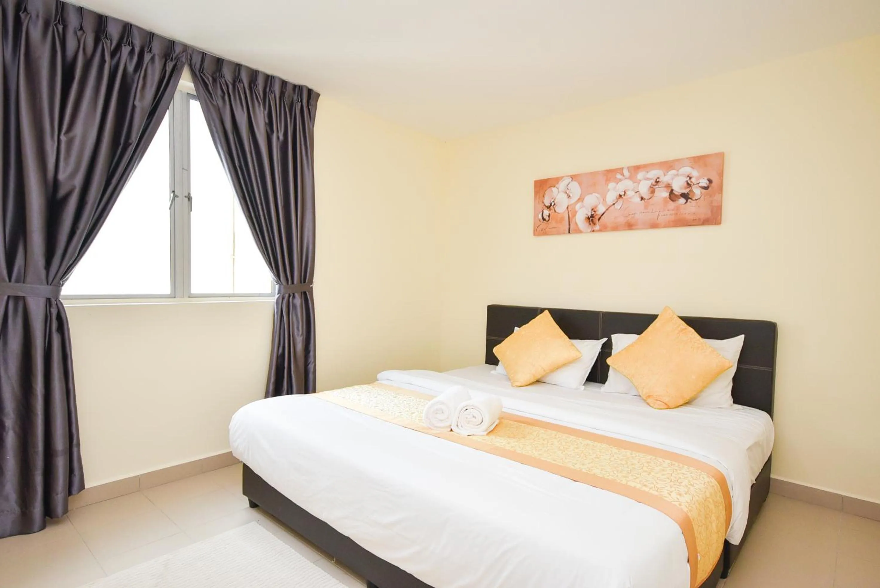 Bed in Tiara Desaru Seaview Residence