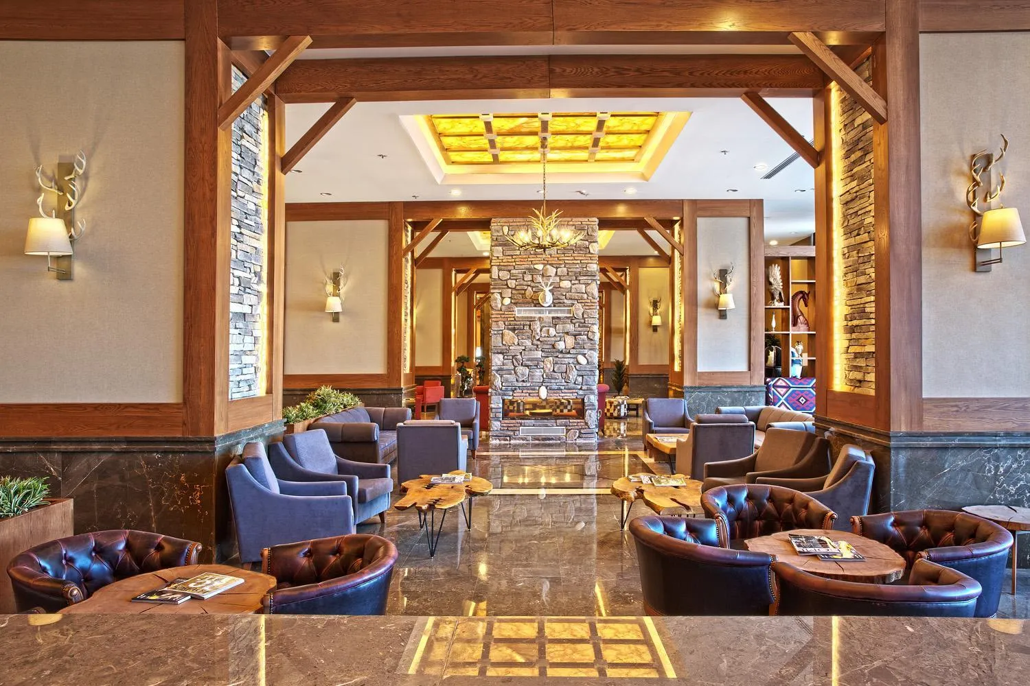 Lobby or reception in Bof Hotels Uludağ Ski&Luxury Resort All Inclusive