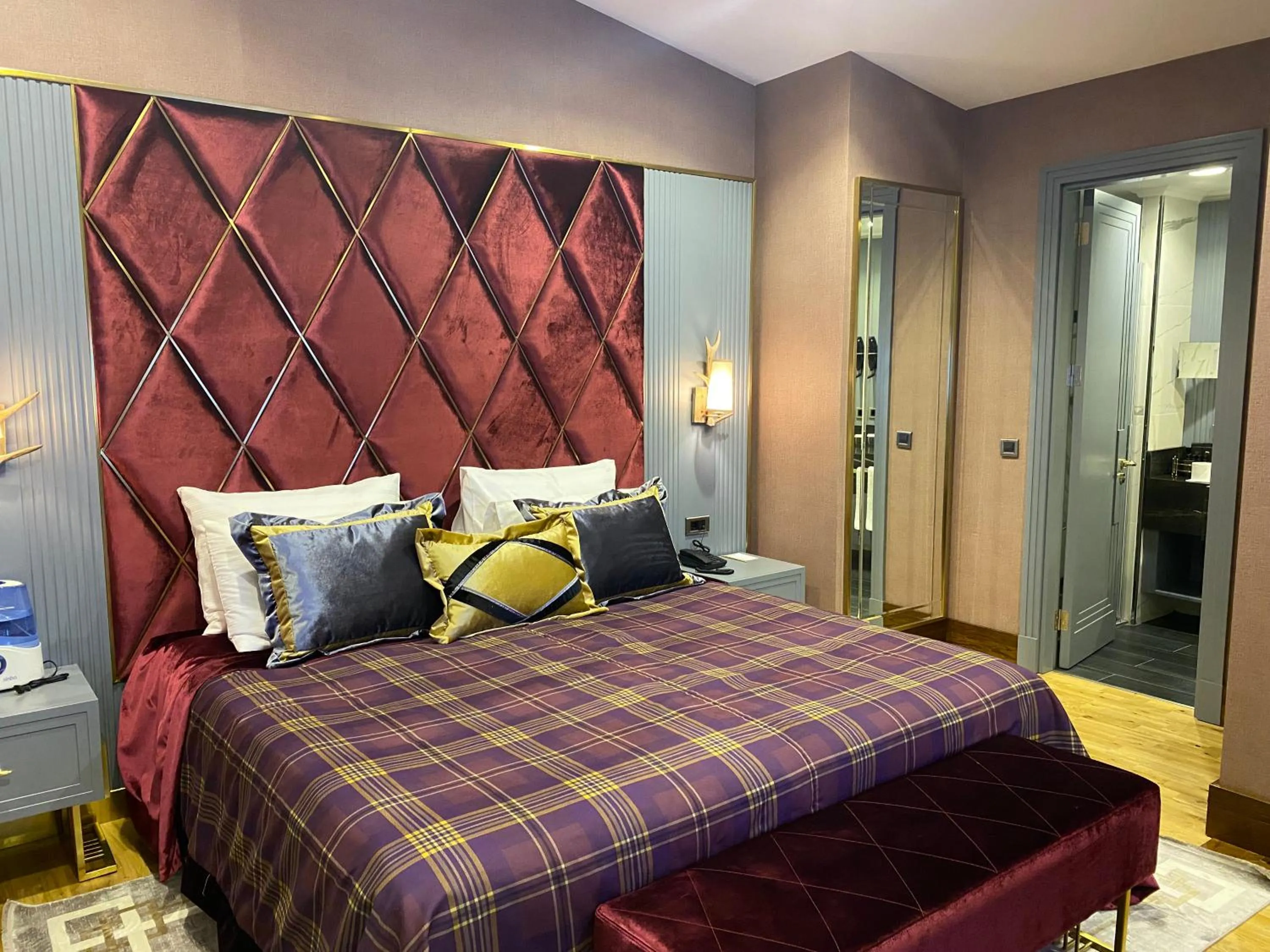 Bed in Bof Hotels Uludağ Ski&Luxury Resort All Inclusive